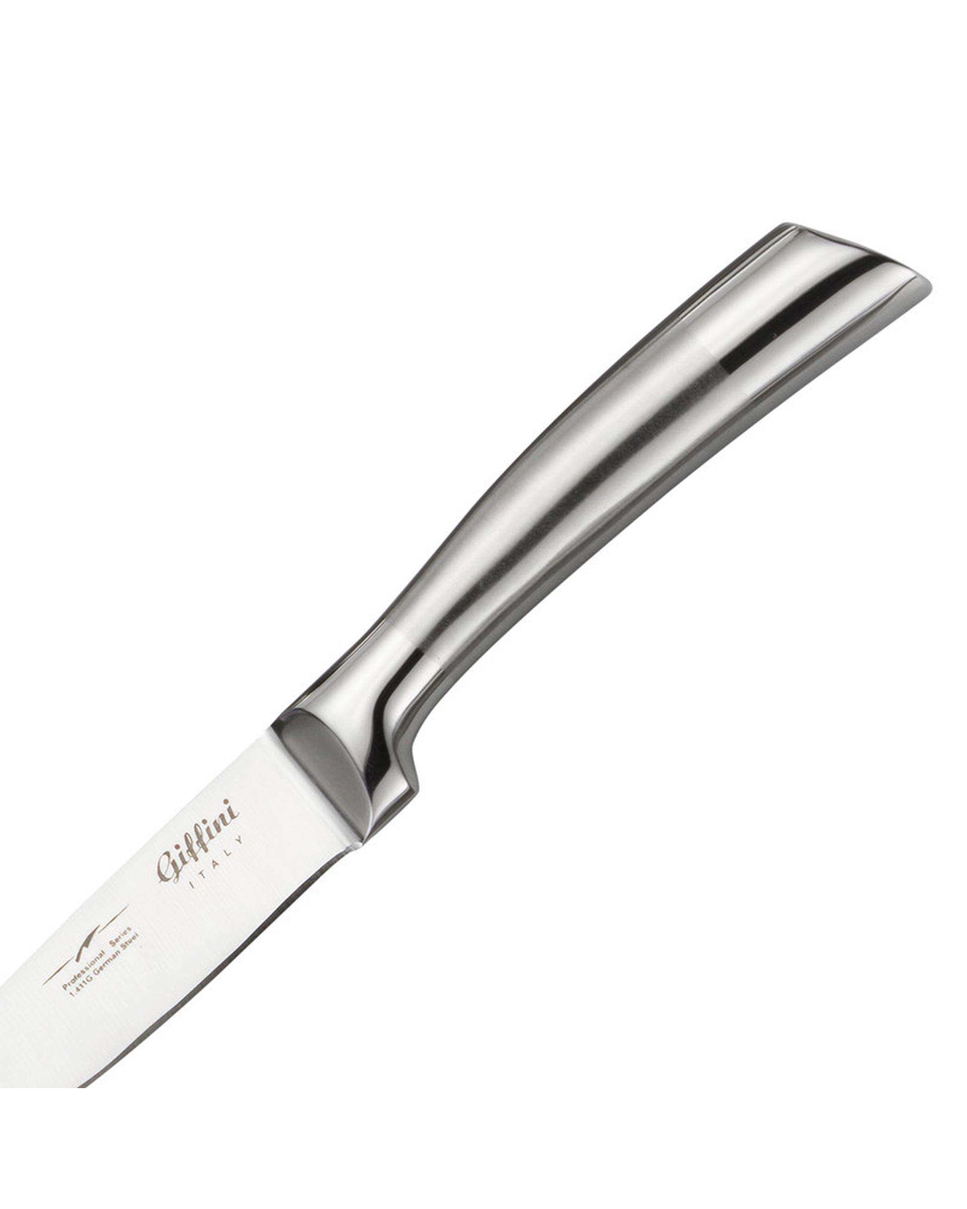 چاقو آشپزخانه استیل جی فی نی GIFFINI کد G-S-1-UTILITY بسته 2 عددی
