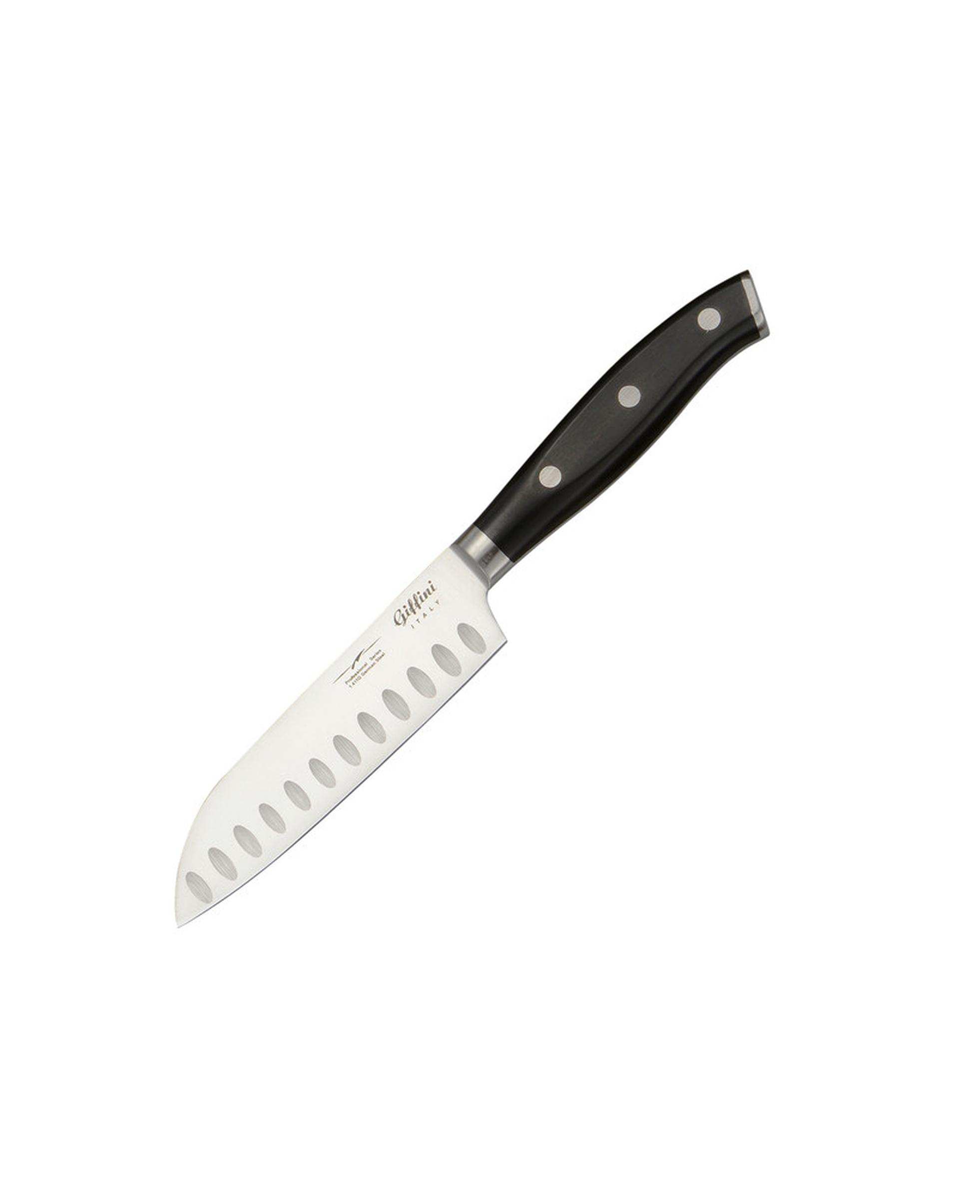 سرویس چاقو آشپزخانه 8 پارچه مشکی جی فی نی GIFFINI مدل G-K-C-7-1