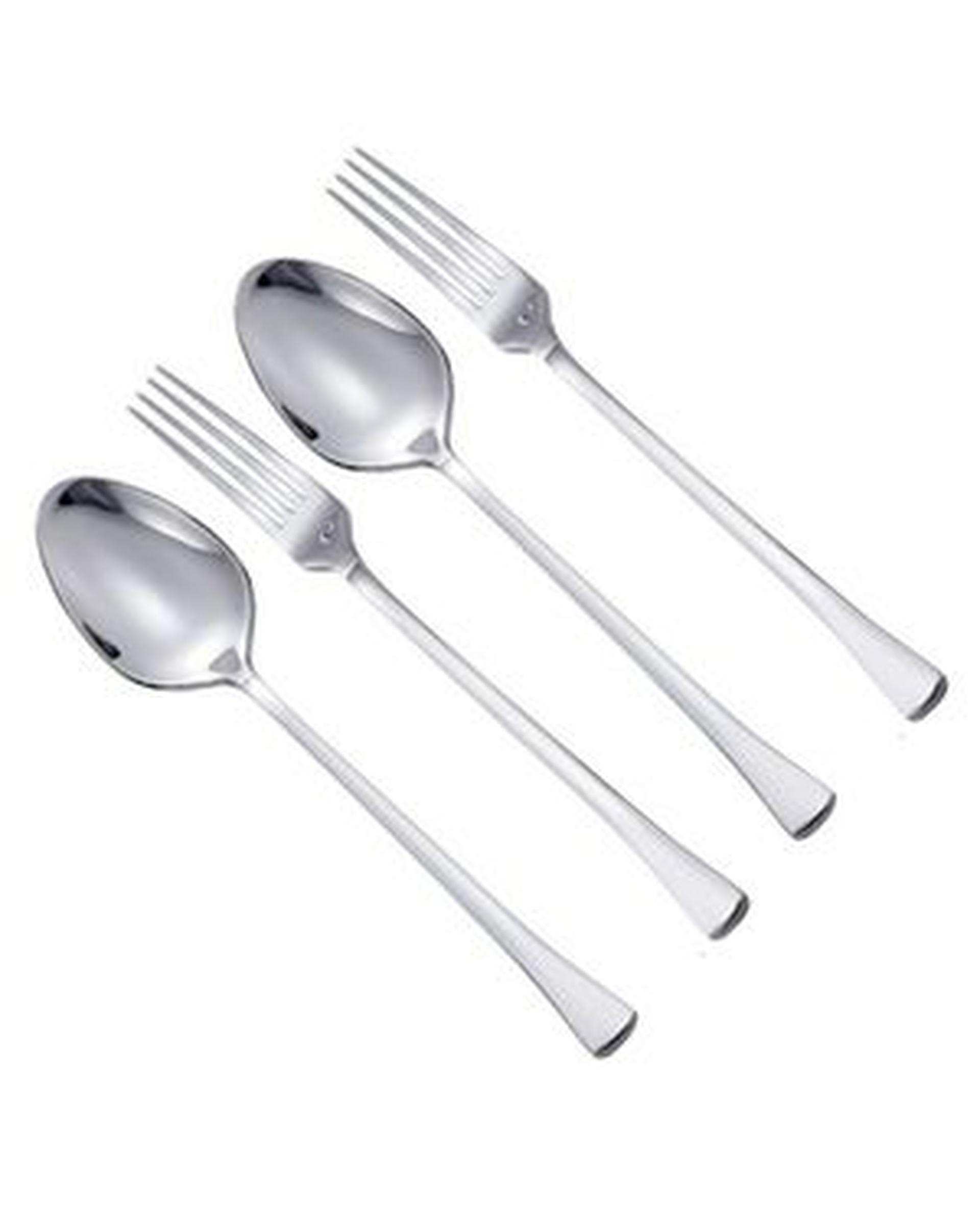 سرویس قاشق و چنگال 10 پارچه 1 نفره استیل جی فی نی GIFFINI مدل G-10