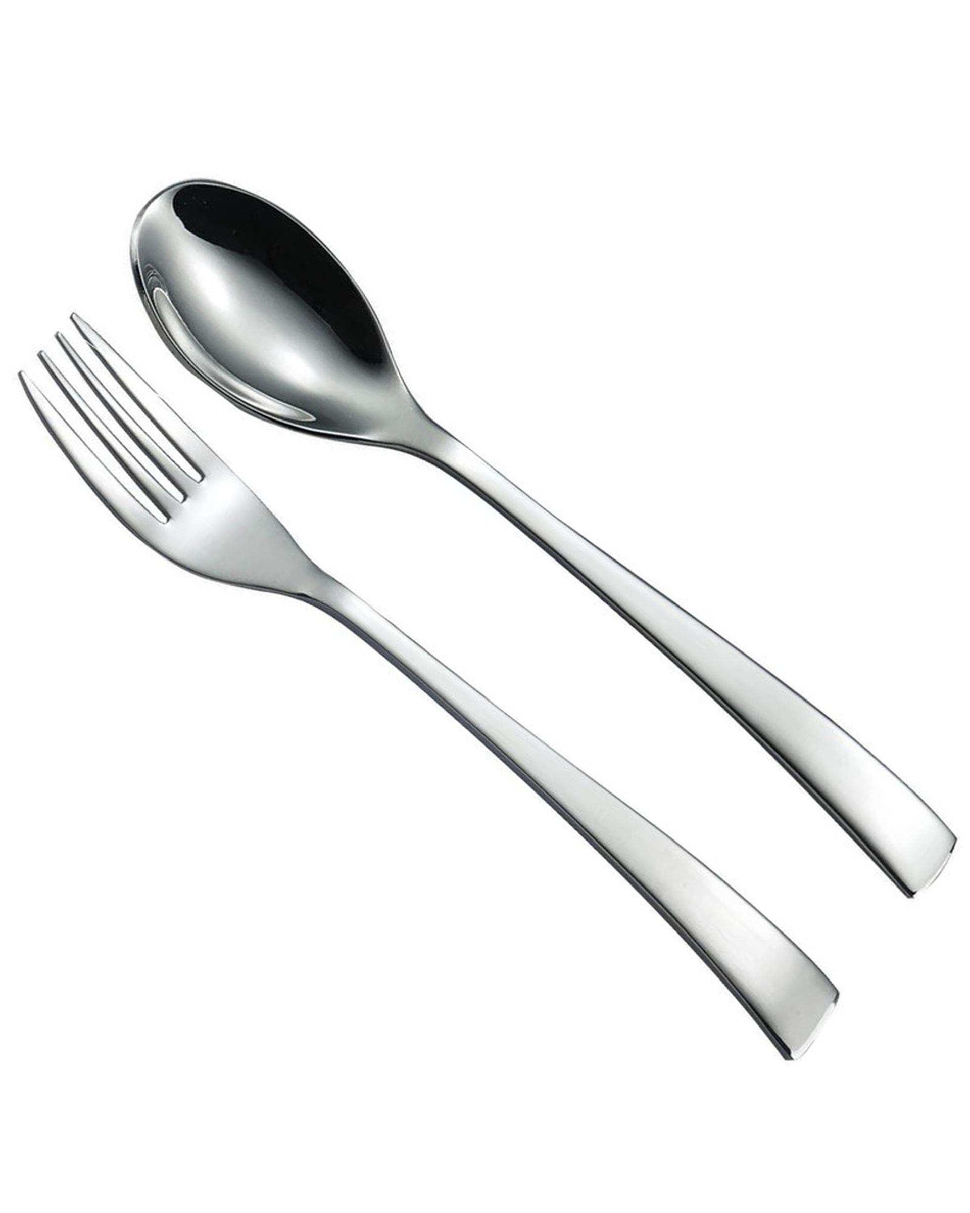 سرویس قاشق و چنگال 10 پارچه 1 نفره استیل جی فی نی GIFFINI مدل 141