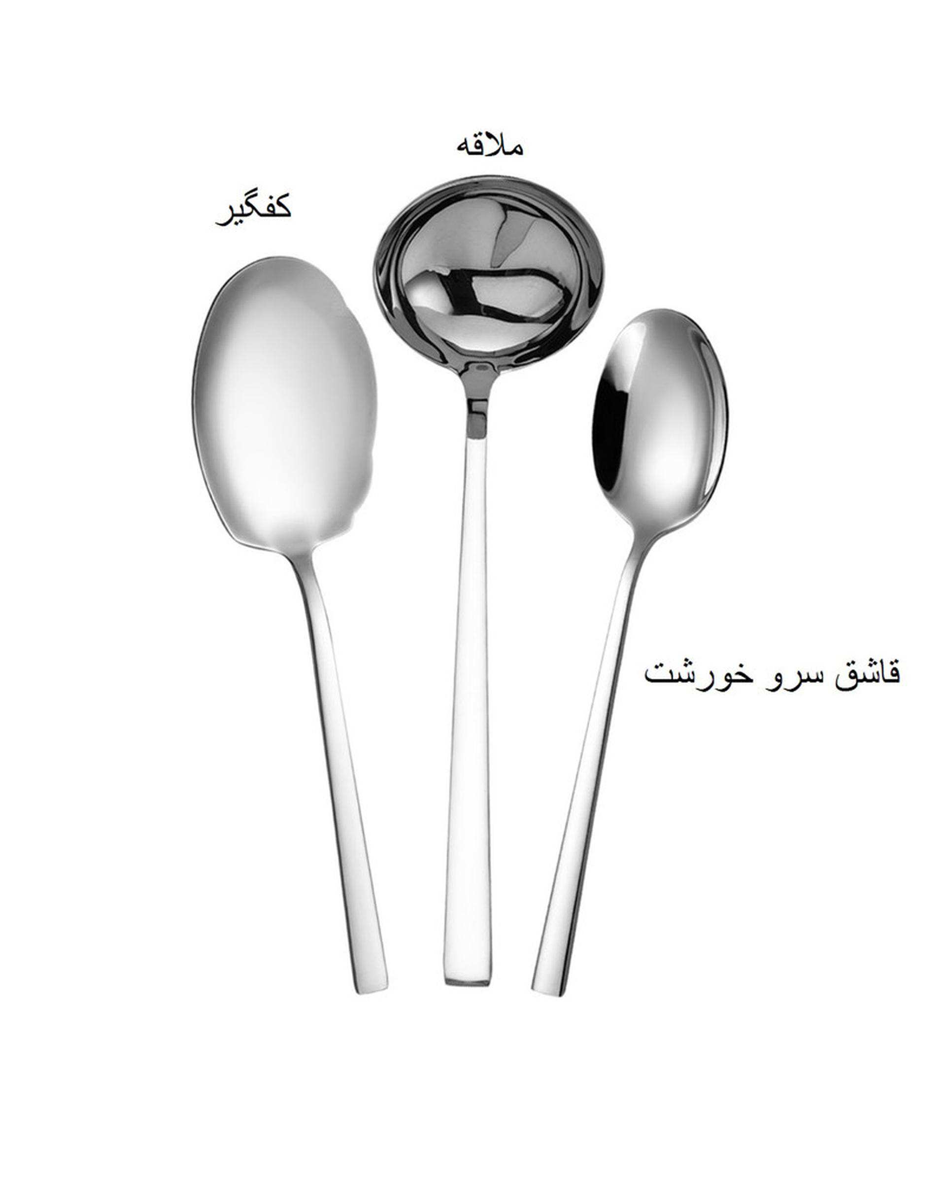 سرویس قاشق و چنگال 164 پارچه 30 نفره استیل جی فی نی GIFFINI مدل G-10