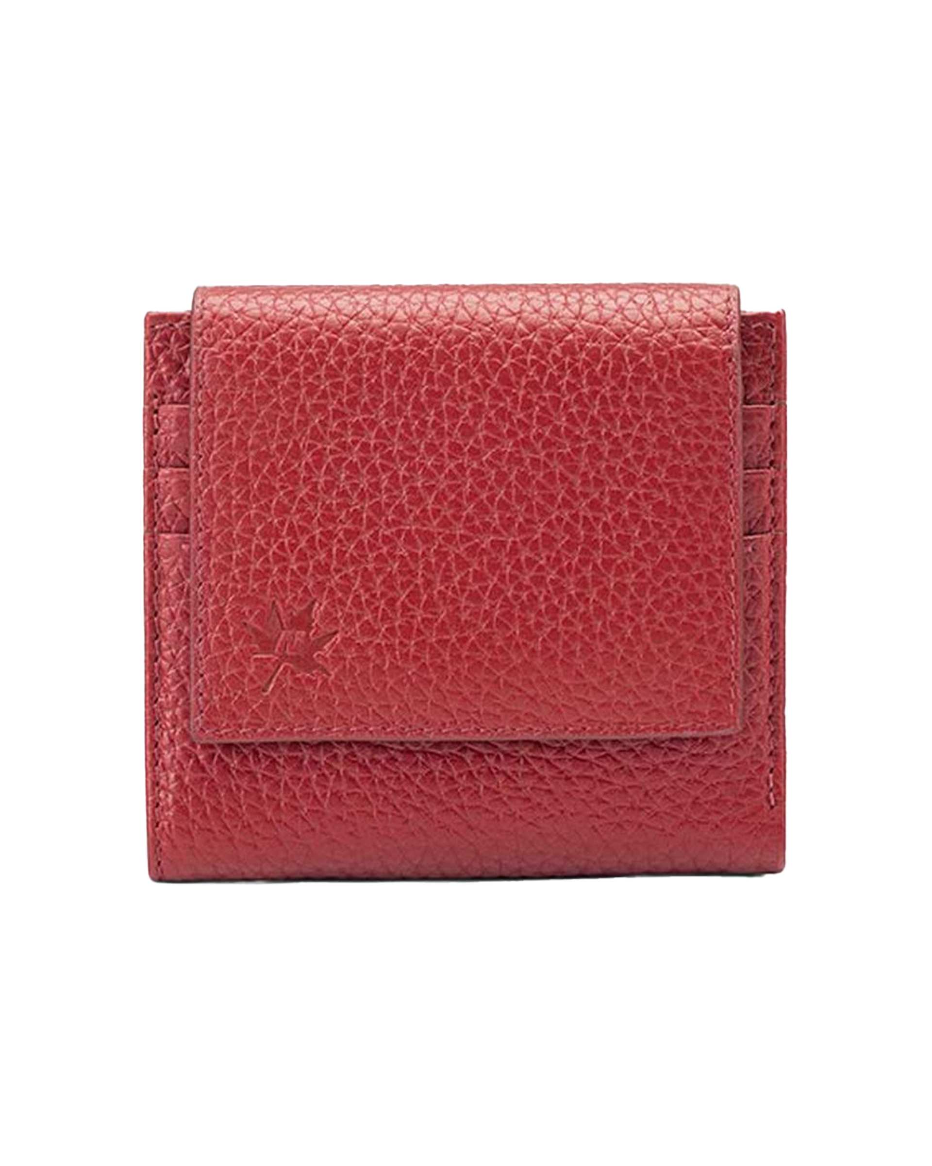 کیف پول چرم زنانه قرمز نوین چرم Novin Charm مدل رناتا Fm- PW3182