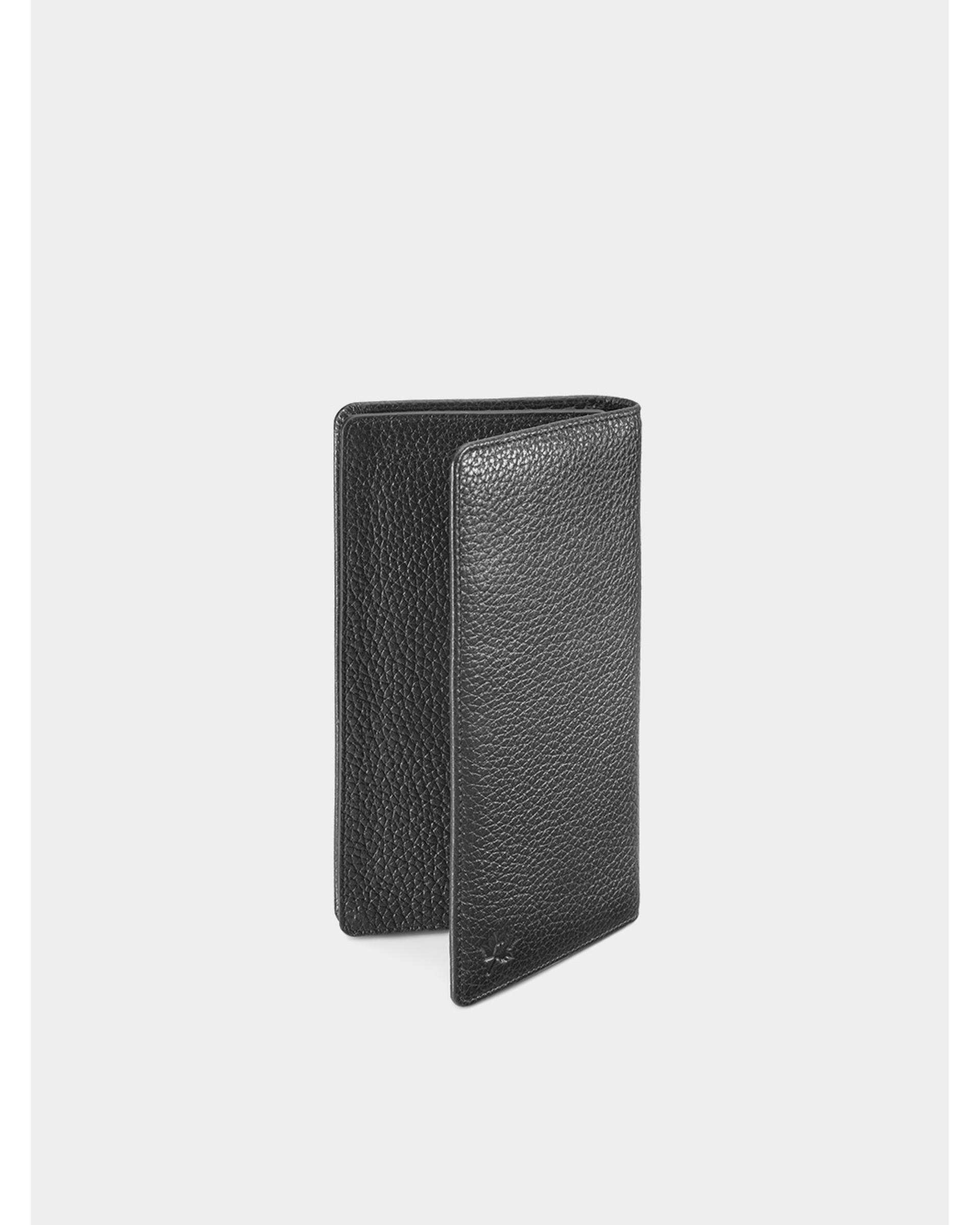 کیف پول چرم مردانه مشکی نوین چرم Novin Charm مدل WT2149 2550