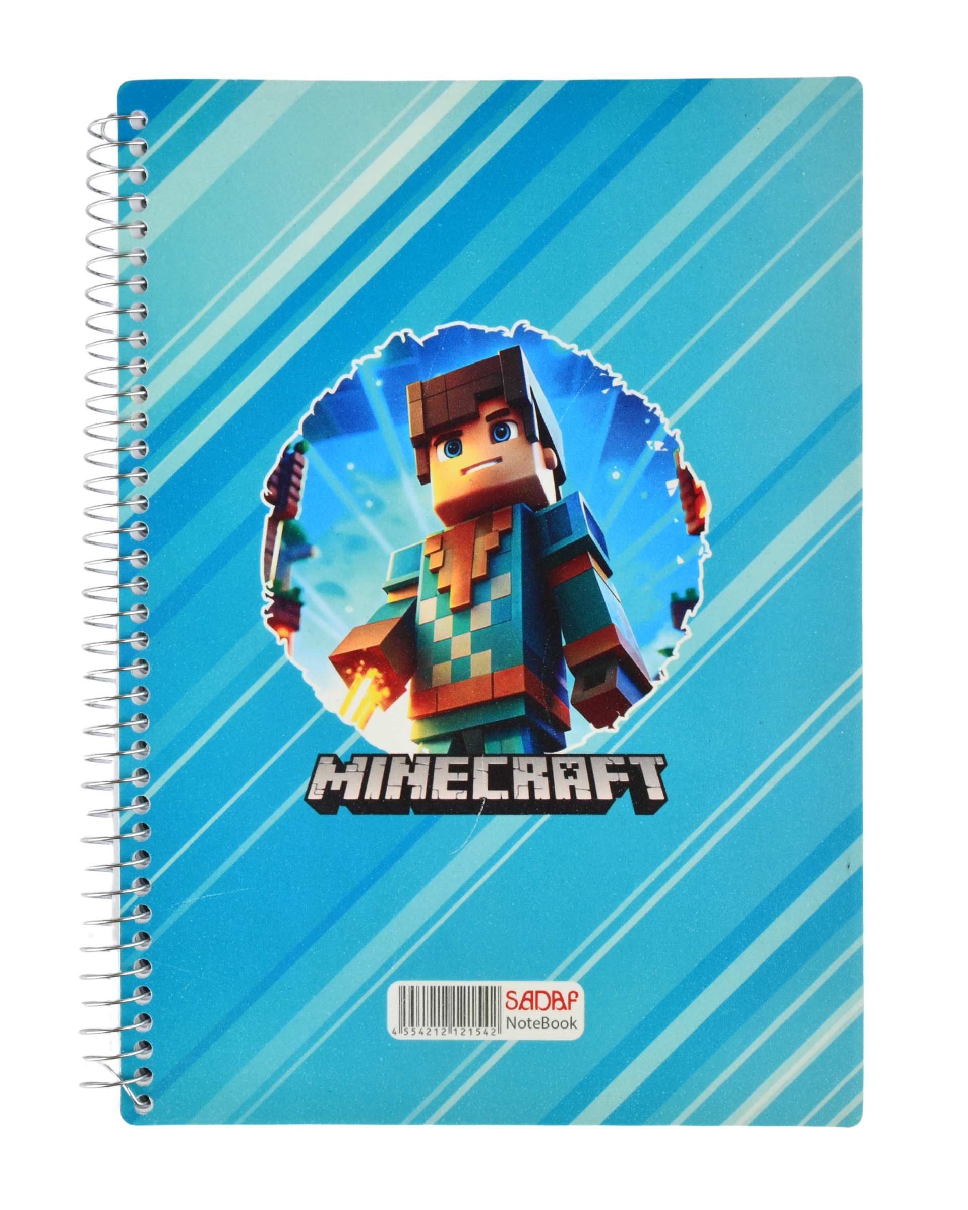 دفتر مشق 100 برگ سیمی طرح ماینکرفت MINECRAFT