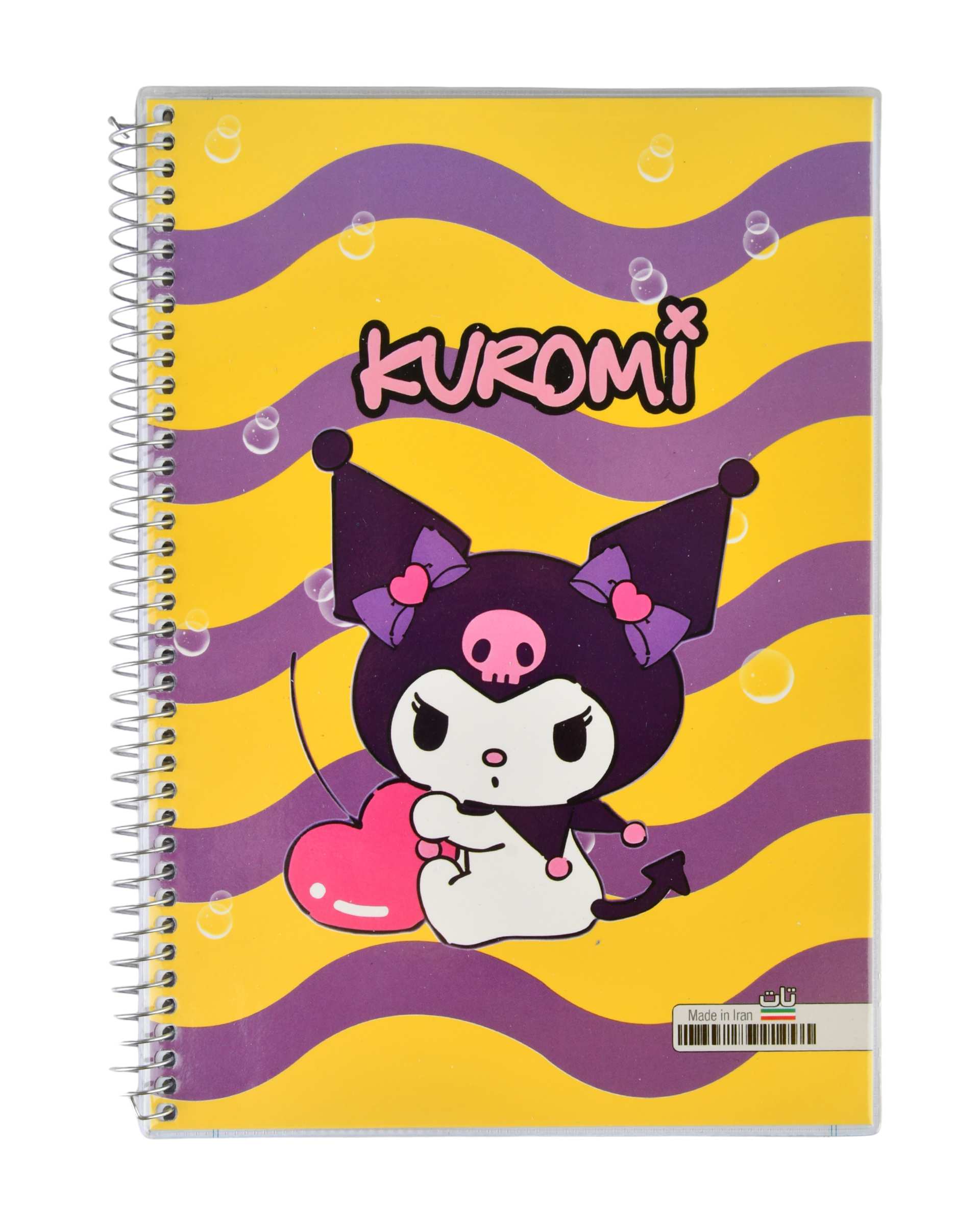 دفتر مشق 60 برگ سیمی مجلد طرح کرومی Kuromi کد 009