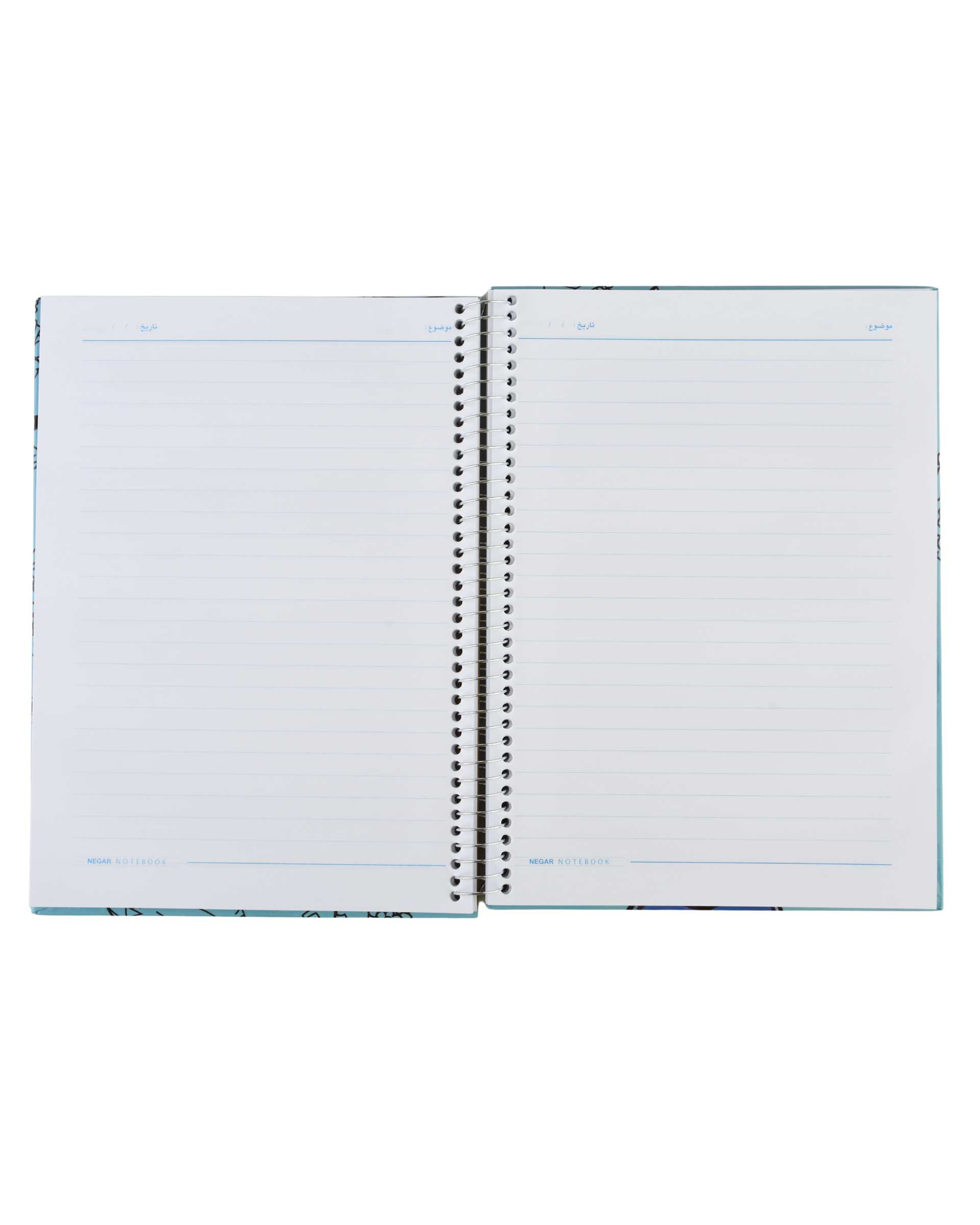 دفتر مشق 100 برگ سیمی جلد سخت پشت وایت برد طرح لبوبو Labubu کد 0029