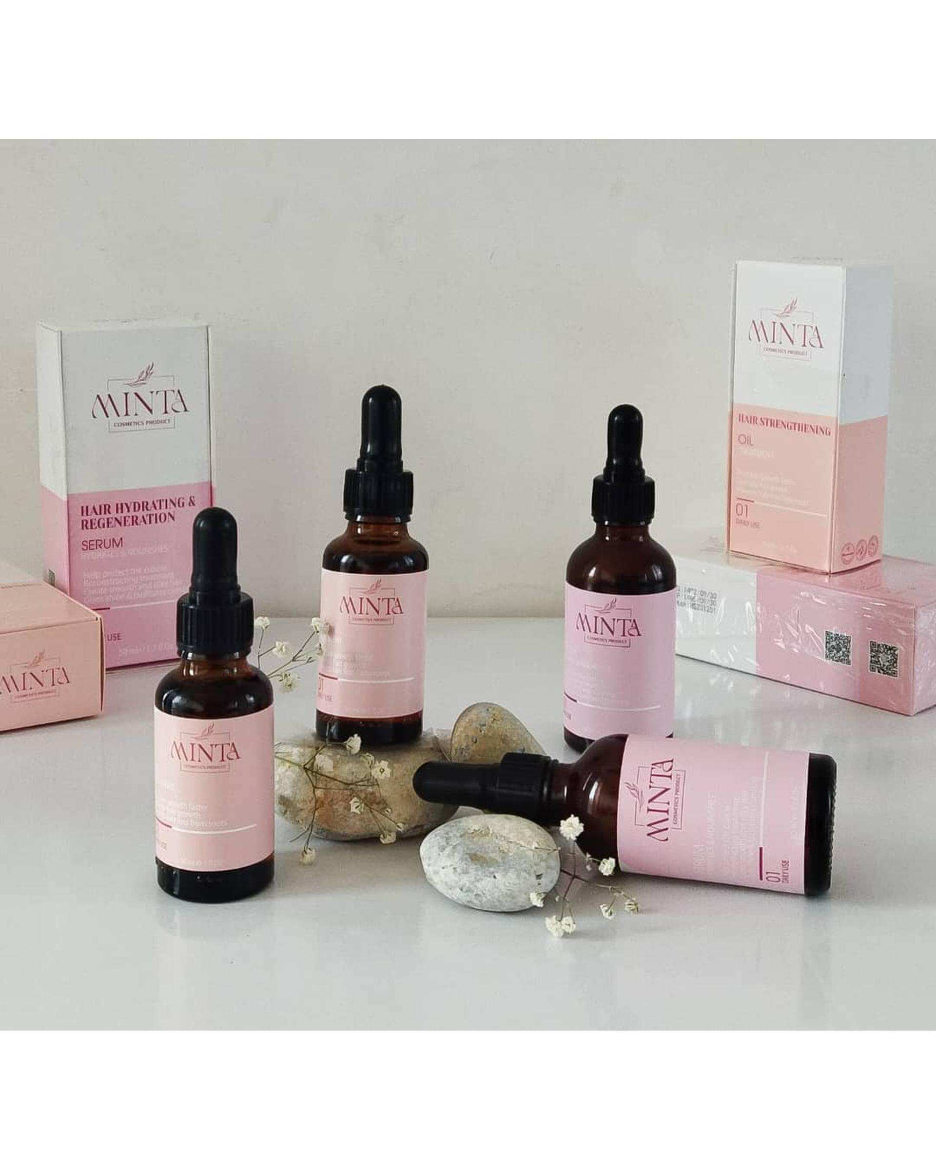 سرم آبرسان مو مینتا Minta مدل Hydra حجم 50ml