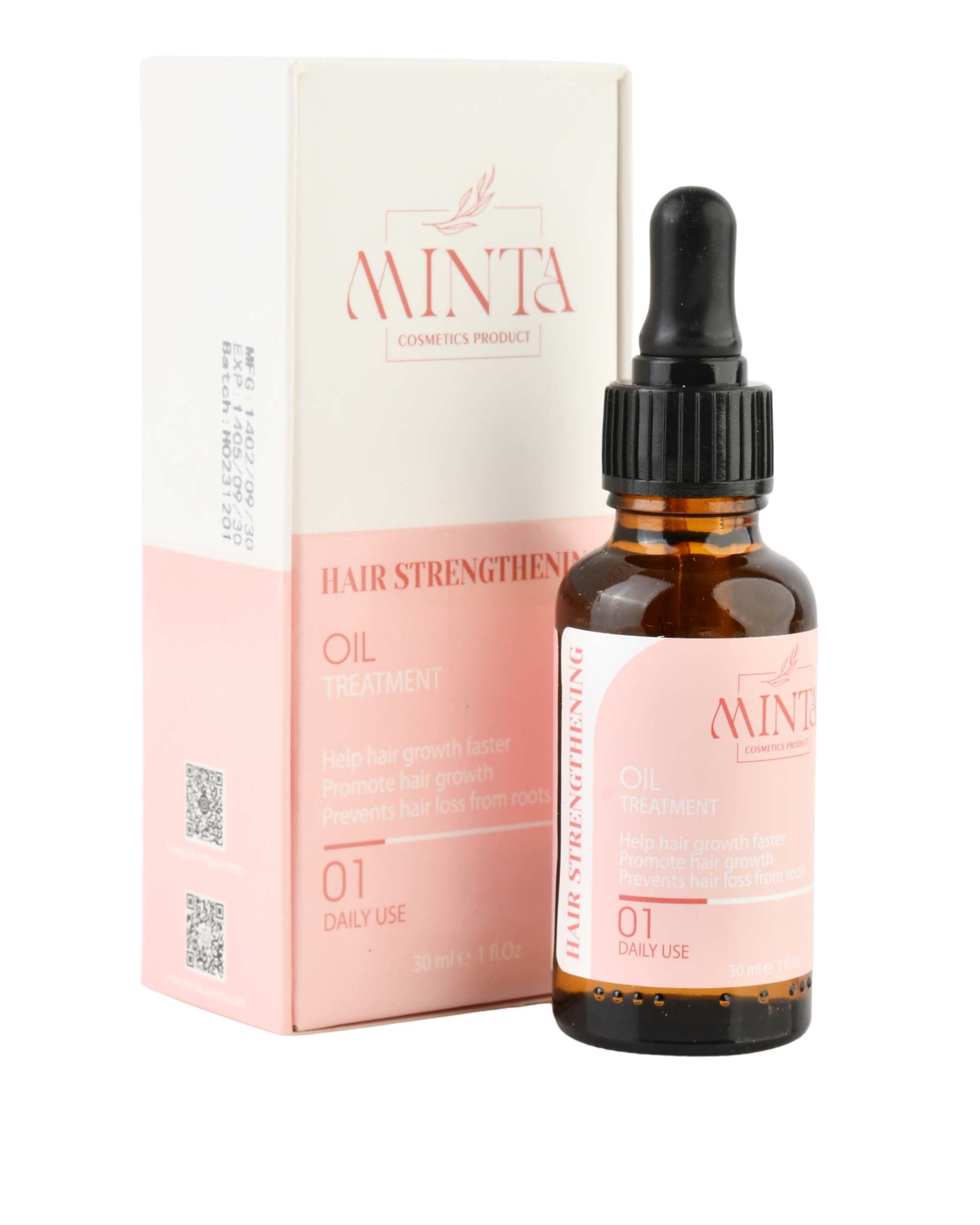 روغن تقویت کننده مو مینتا Minta مدل Hydra حجم 30ml