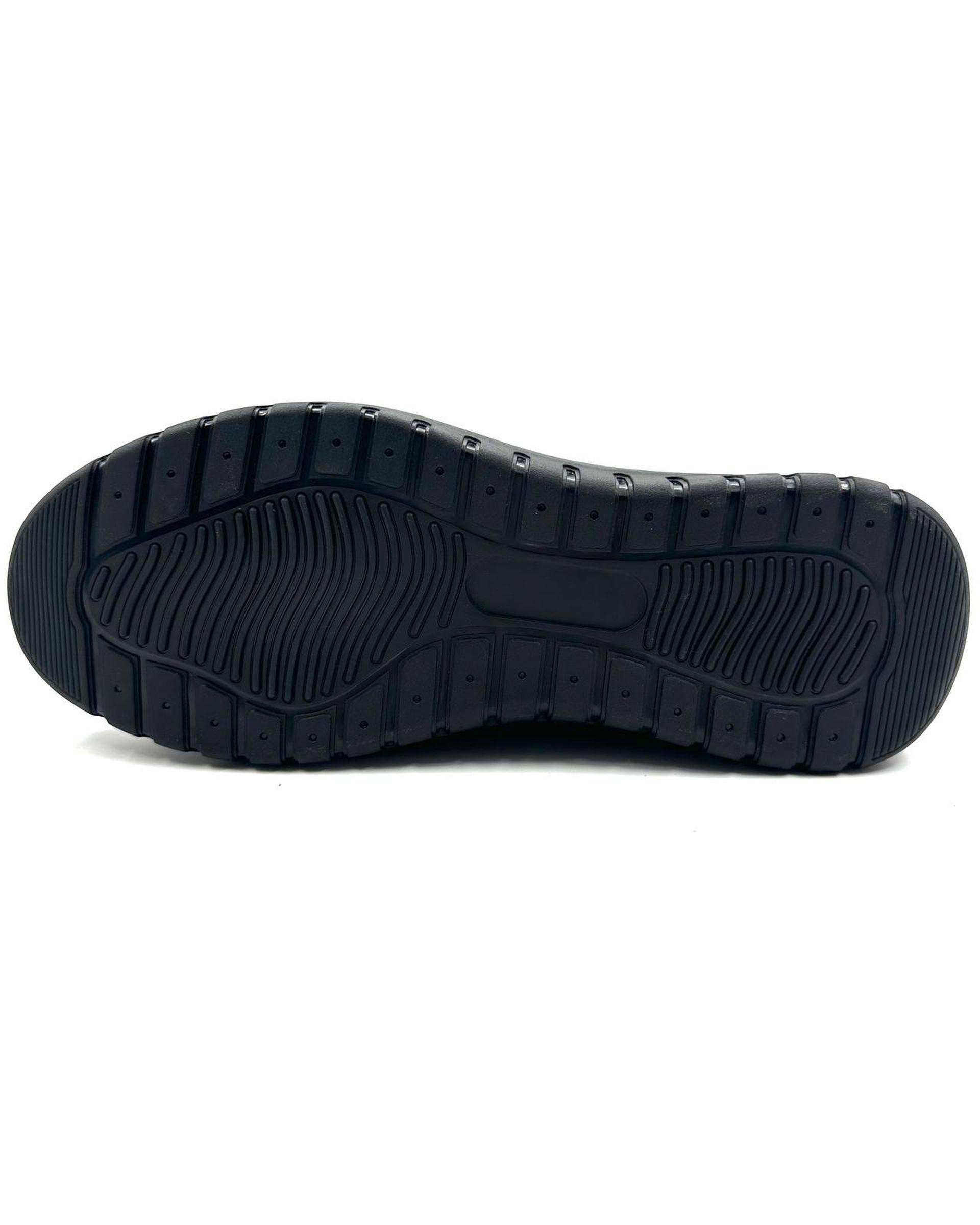 کفش چرم مردانه کژوال راحتی طبی مشکی چرم میخچی Mikhchi Leather مدل M13
