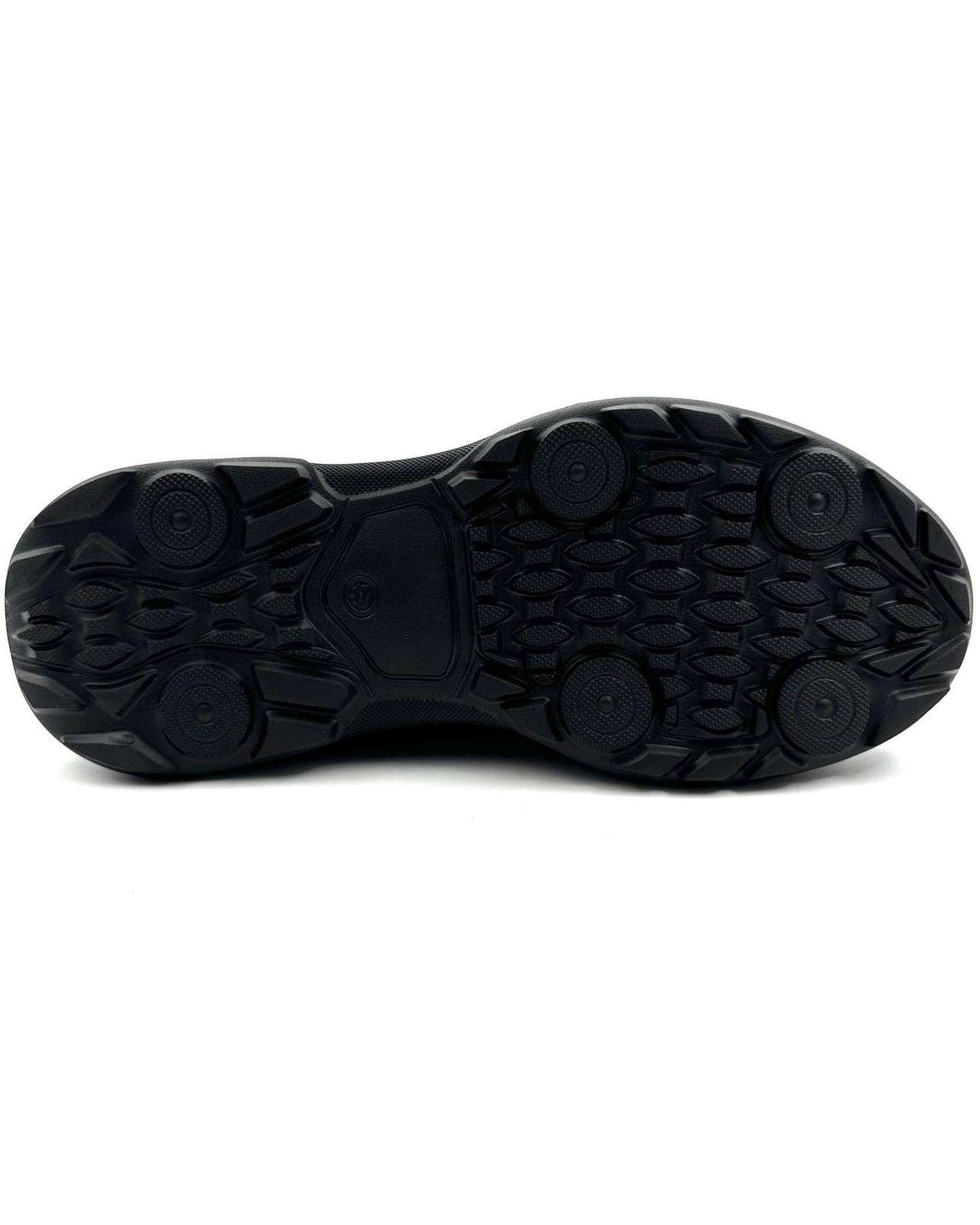 کفش چرم مردانه کژوال طبی دست دوز مشکی چرم میخچی Mikhchi Leather مدل P15