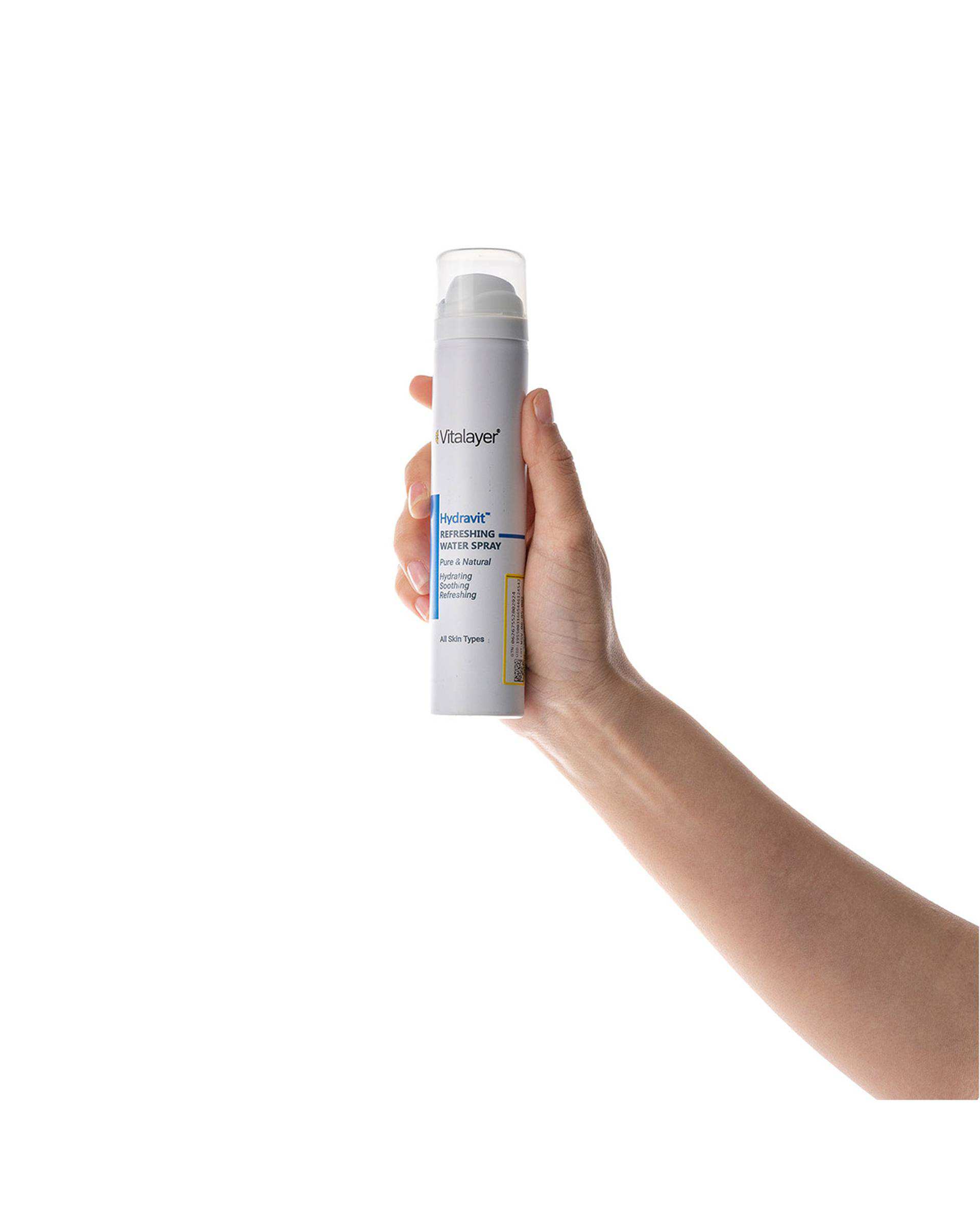 اسپری آب ویتالیر Vitalayer مدل Hydravit مناسب انواع پوست حجم 75ml