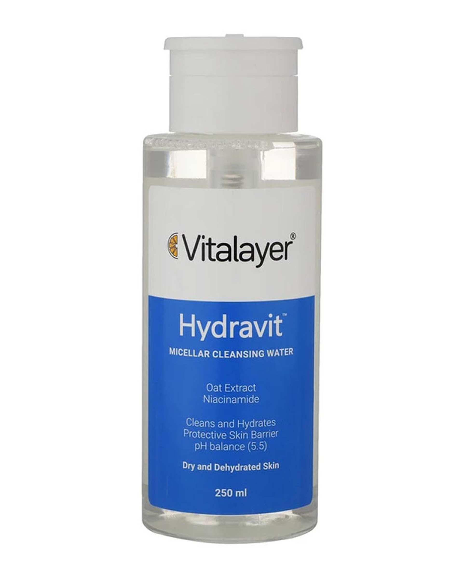 میسلار واتر ویتالیر Vitalayer مدل Hydravit مناسب پوست خشک حجم 250ml