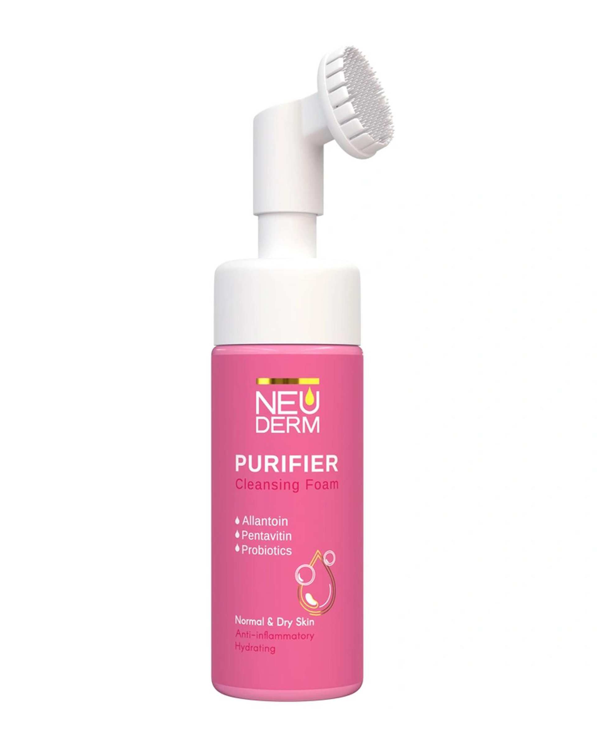 فوم شستشوی صورت نئودرم Neuderm مدل Purifier مناسب پوست نرمال و خشک 150ml