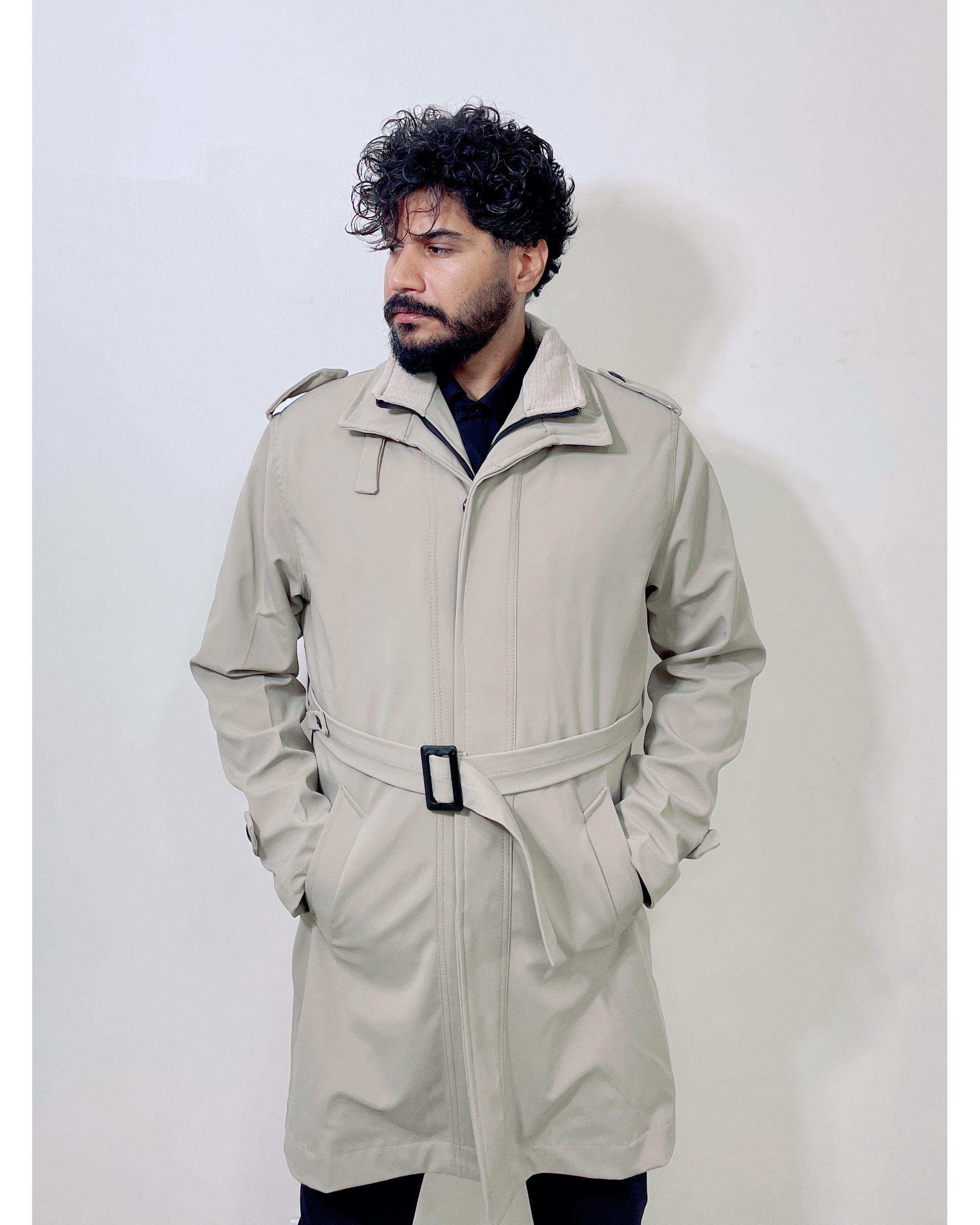 بارانی مردانه ضد آب استخوانی دیورسو Diverso کد 4785