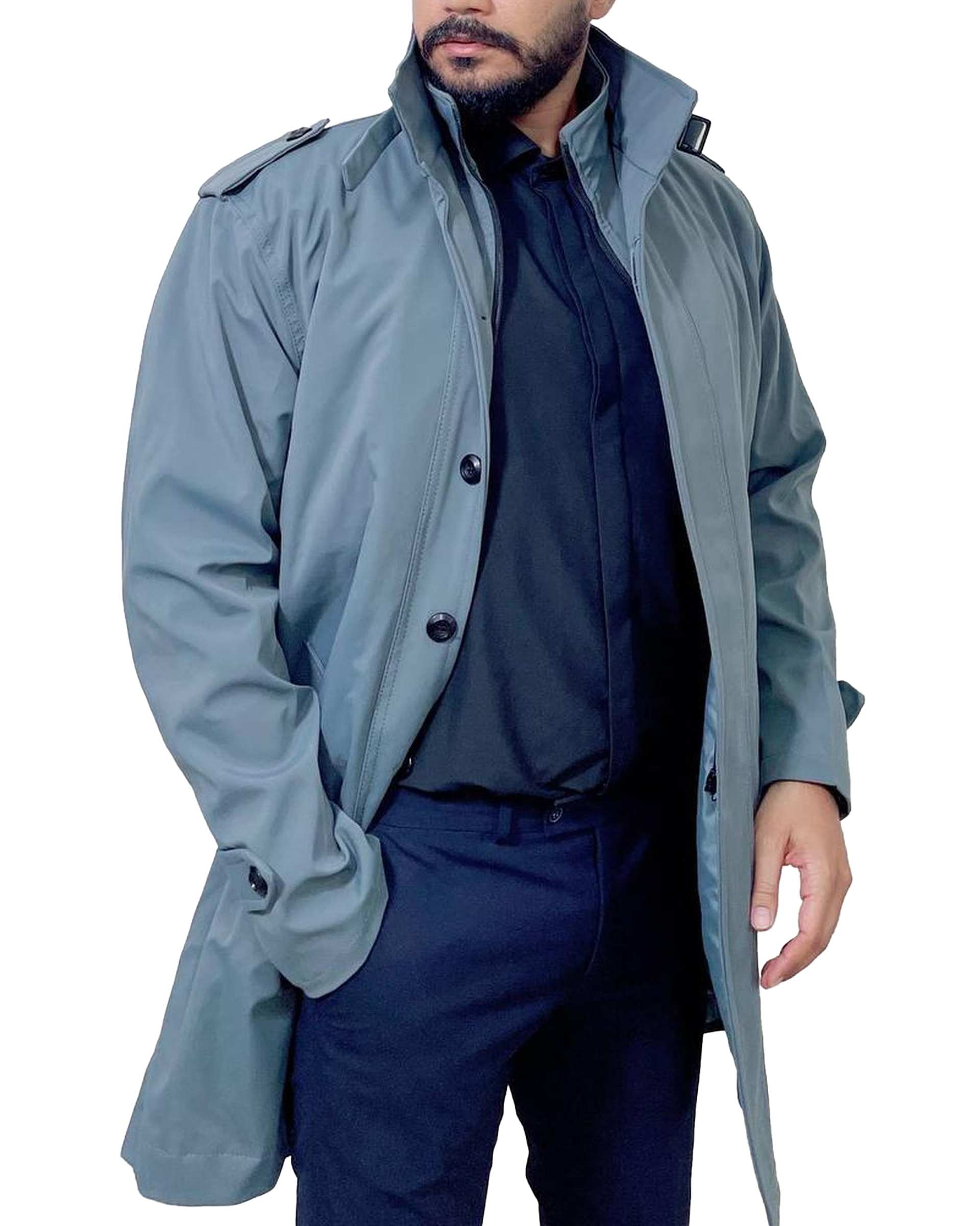 بارانی مردانه ضد آب فیلی دیورسو Diverso کد 4788