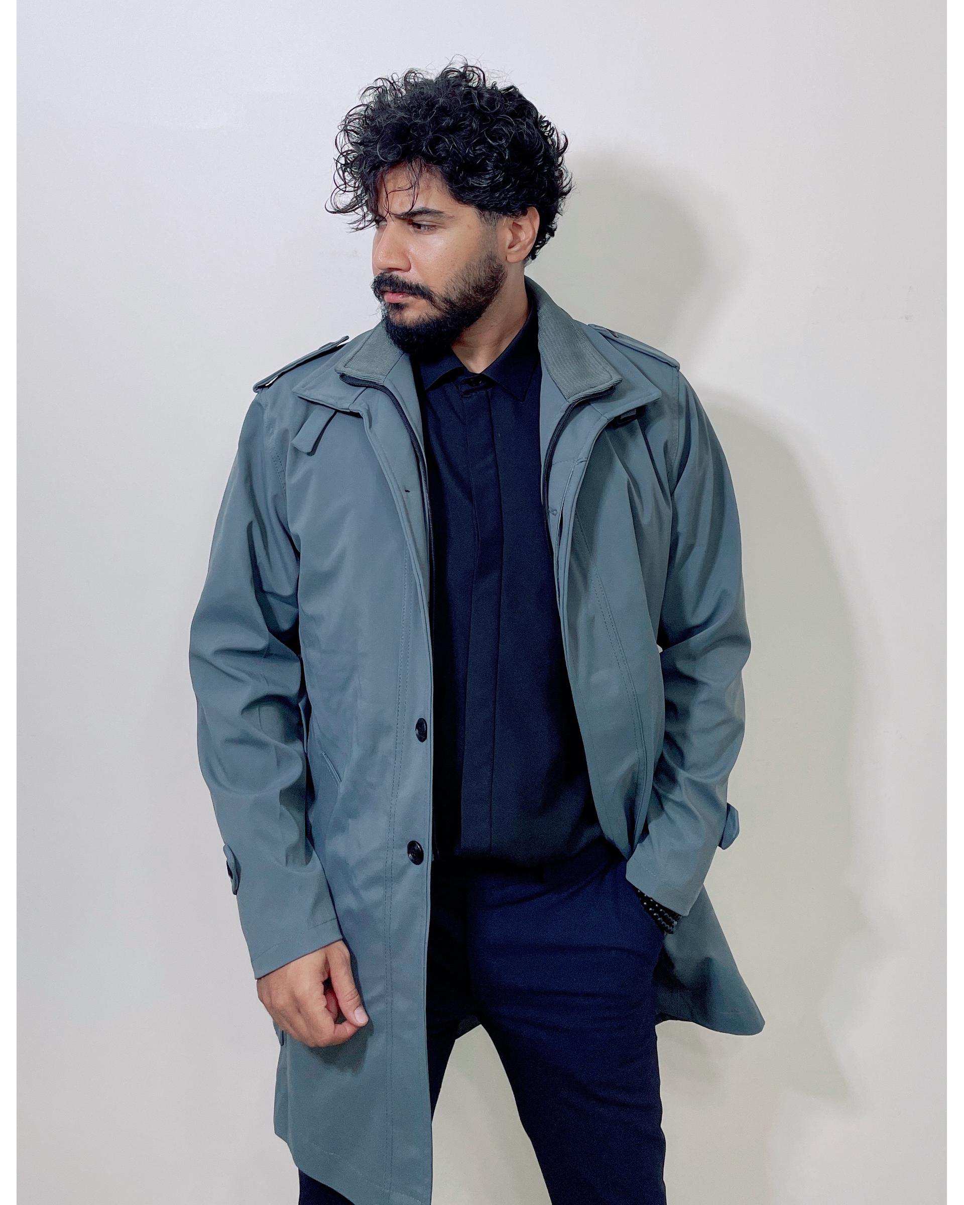 بارانی مردانه ضد آب فیلی دیورسو Diverso کد 4788