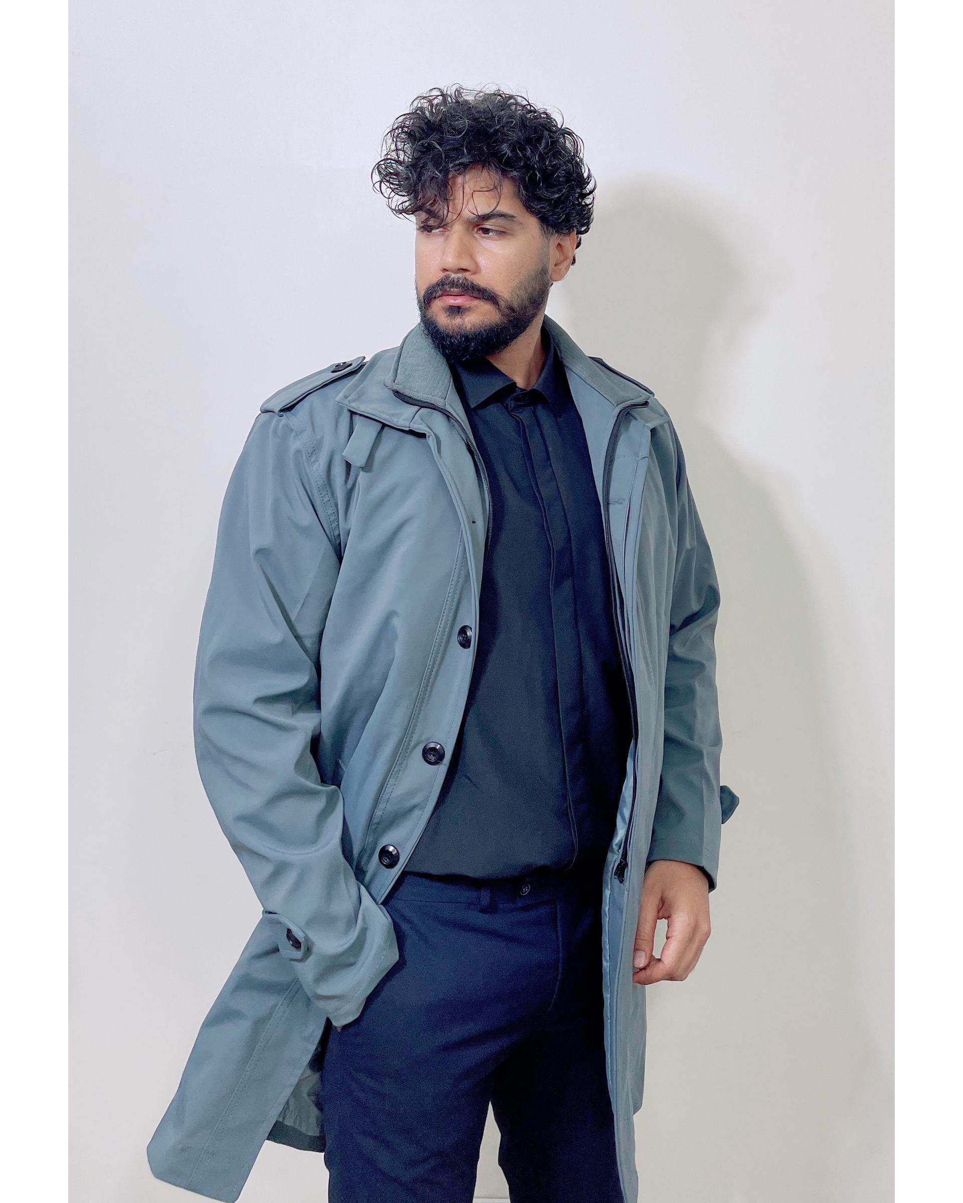 بارانی مردانه ضد آب فیلی دیورسو Diverso کد 4788