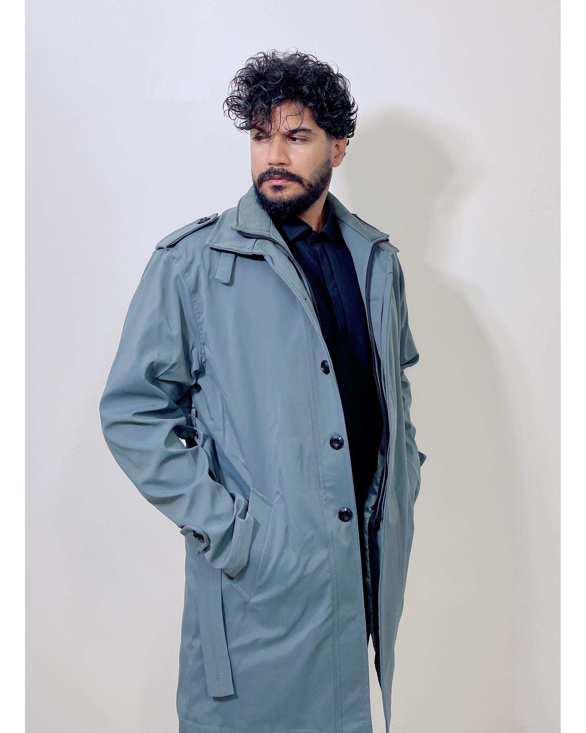 بارانی مردانه ضد آب فیلی دیورسو Diverso کد 4788