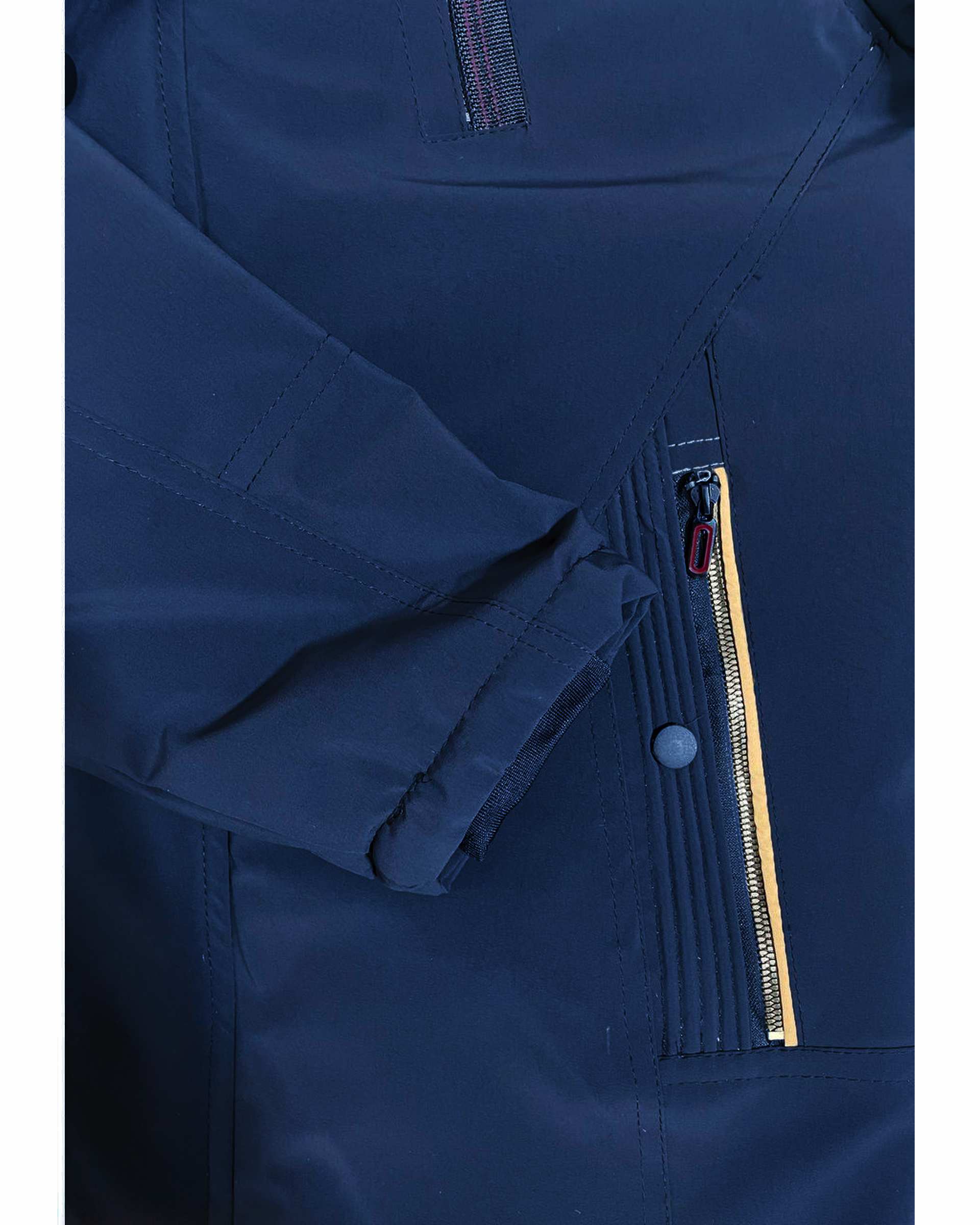 کاپشن مردانه کتان ضد آب سرمه ای دیورسو Diverso کد 4791