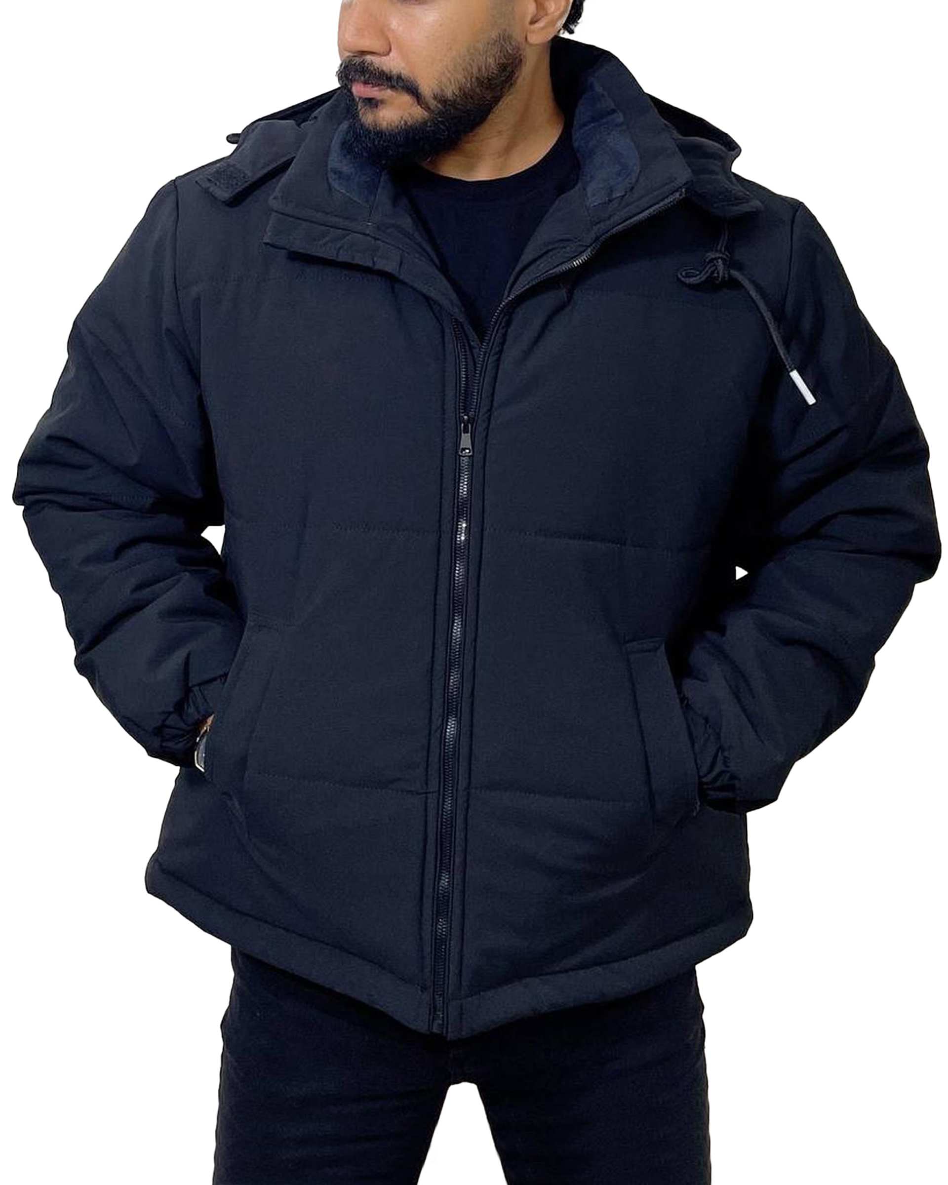 کاپشن مردانه کورتکس ضد آب مشکی دیورسو Diverso کد 4794