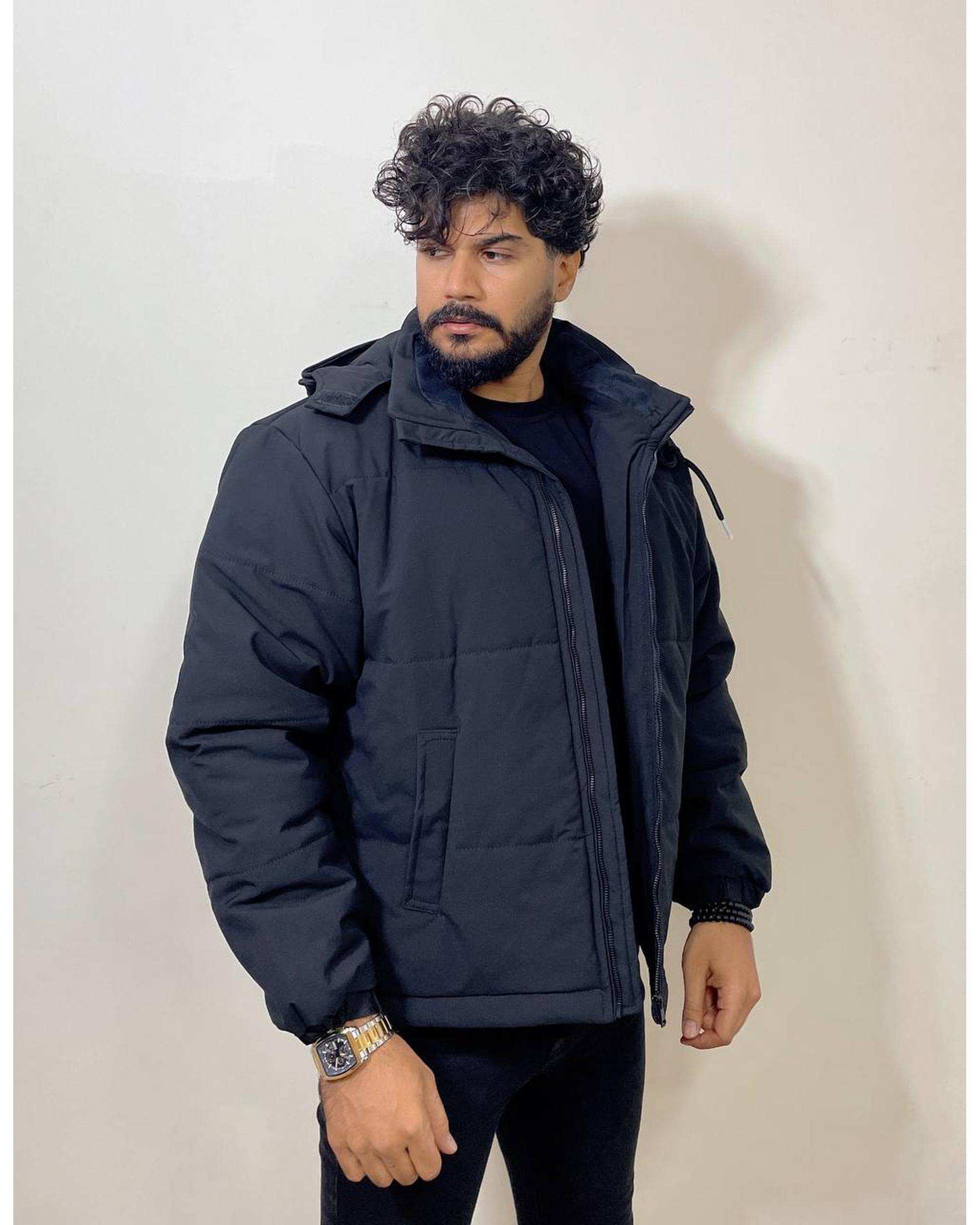 کاپشن مردانه کورتکس ضد آب مشکی دیورسو Diverso کد 4794