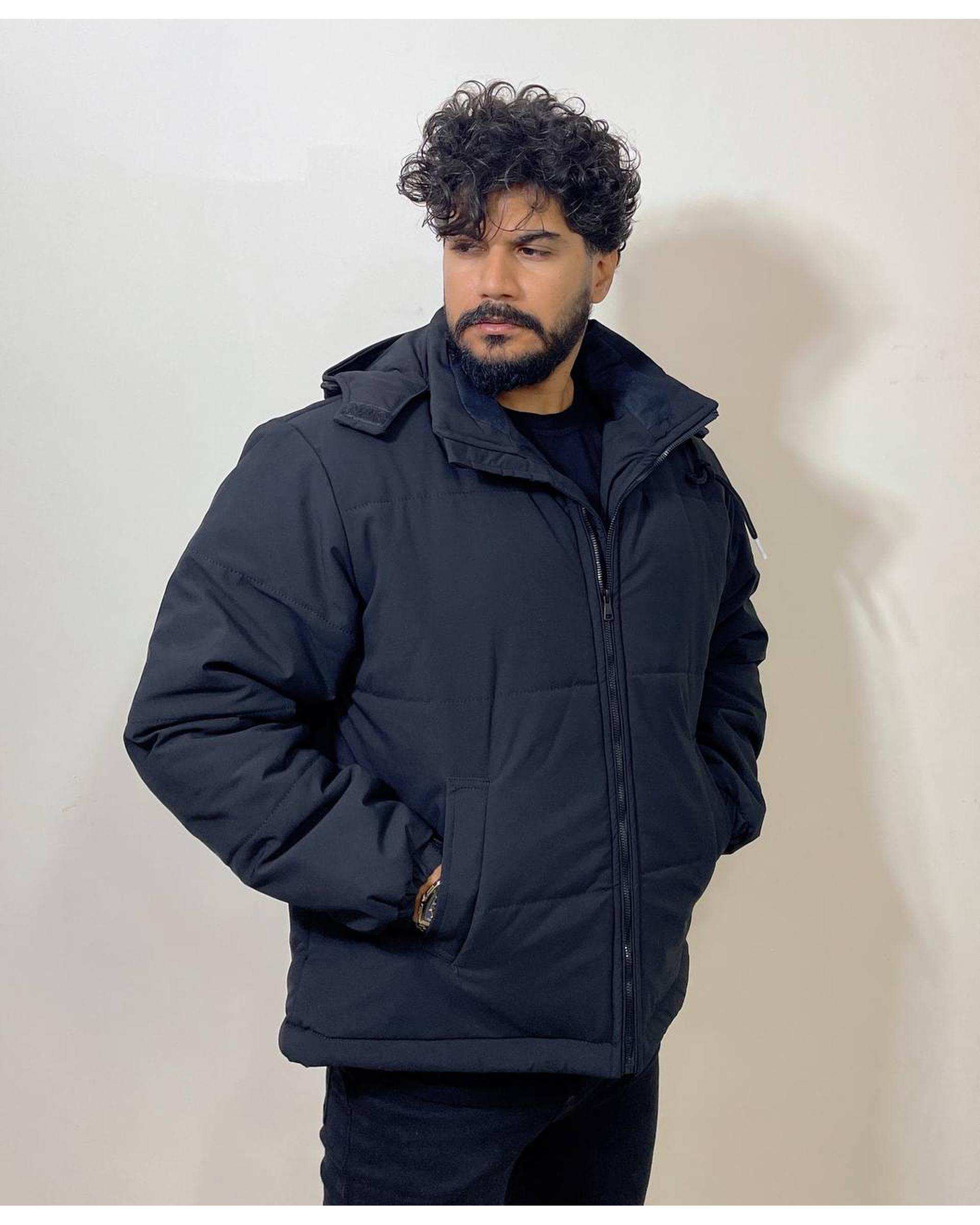 کاپشن مردانه کورتکس ضد آب مشکی دیورسو Diverso کد 4794