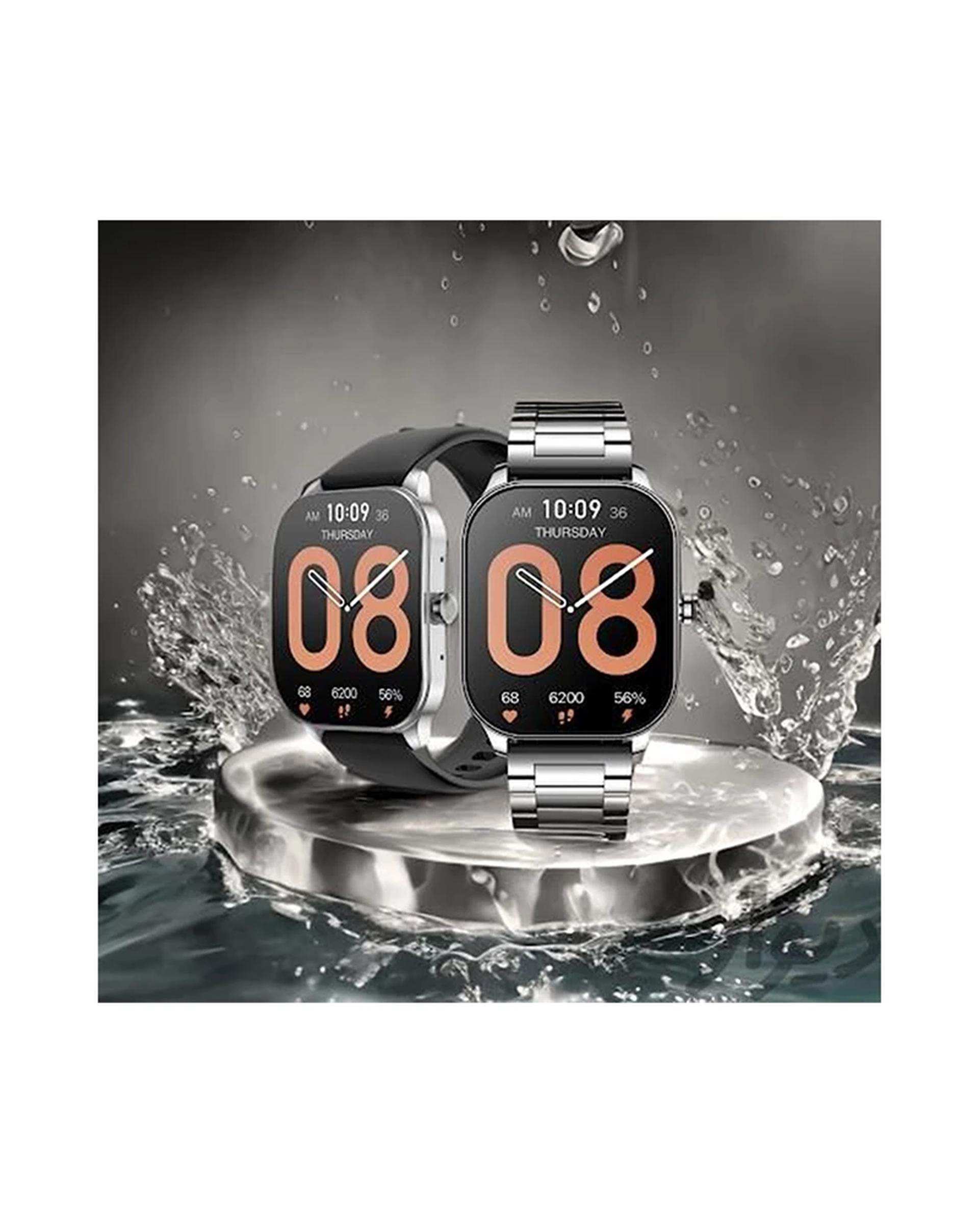 ساعت هوشمند نقره ای امیزفیت Amazfit مدل Amazfit pop 3S