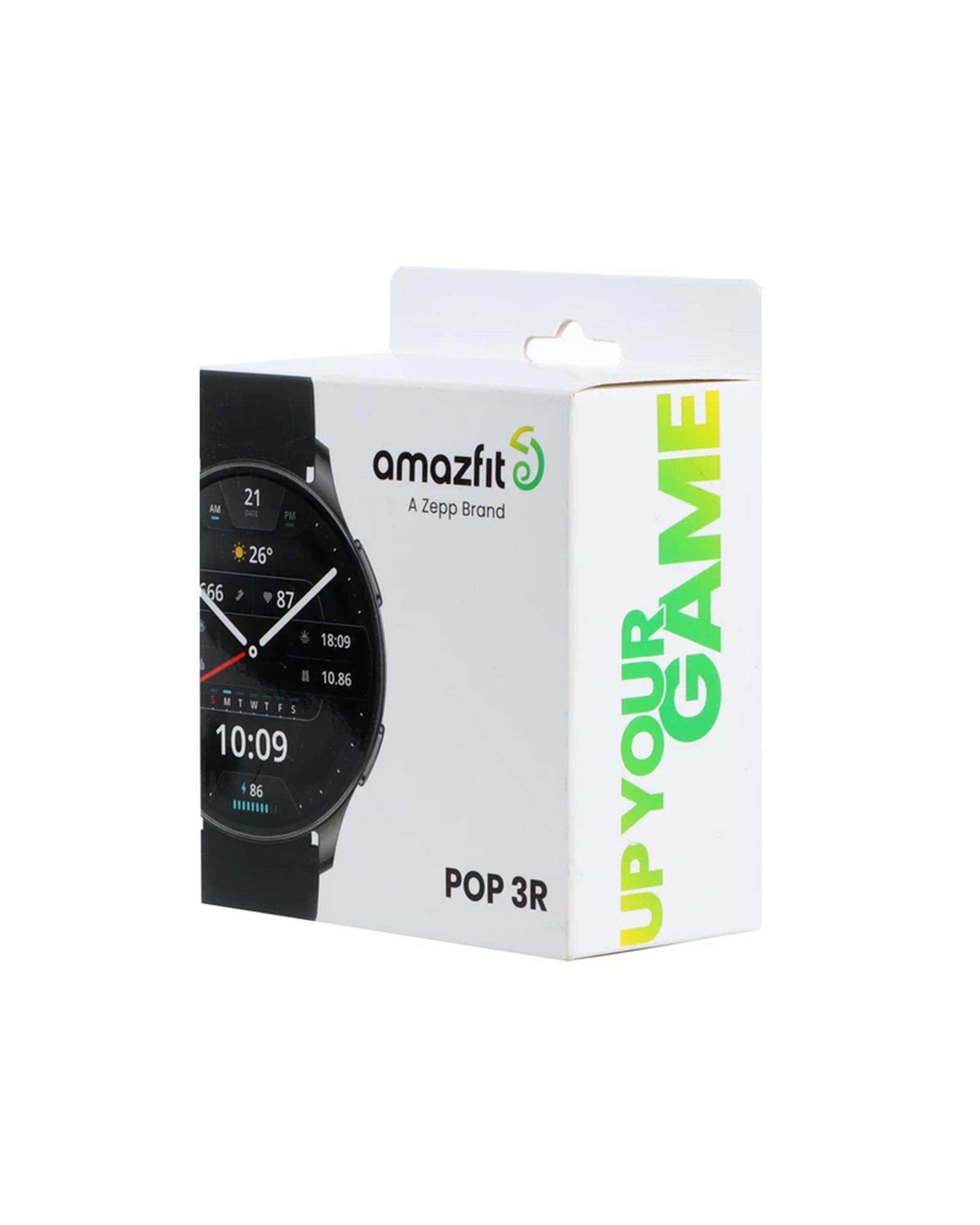 ساعت هوشمند مشکی امیزفیت Amazfit مدل Amazfit pop 3R