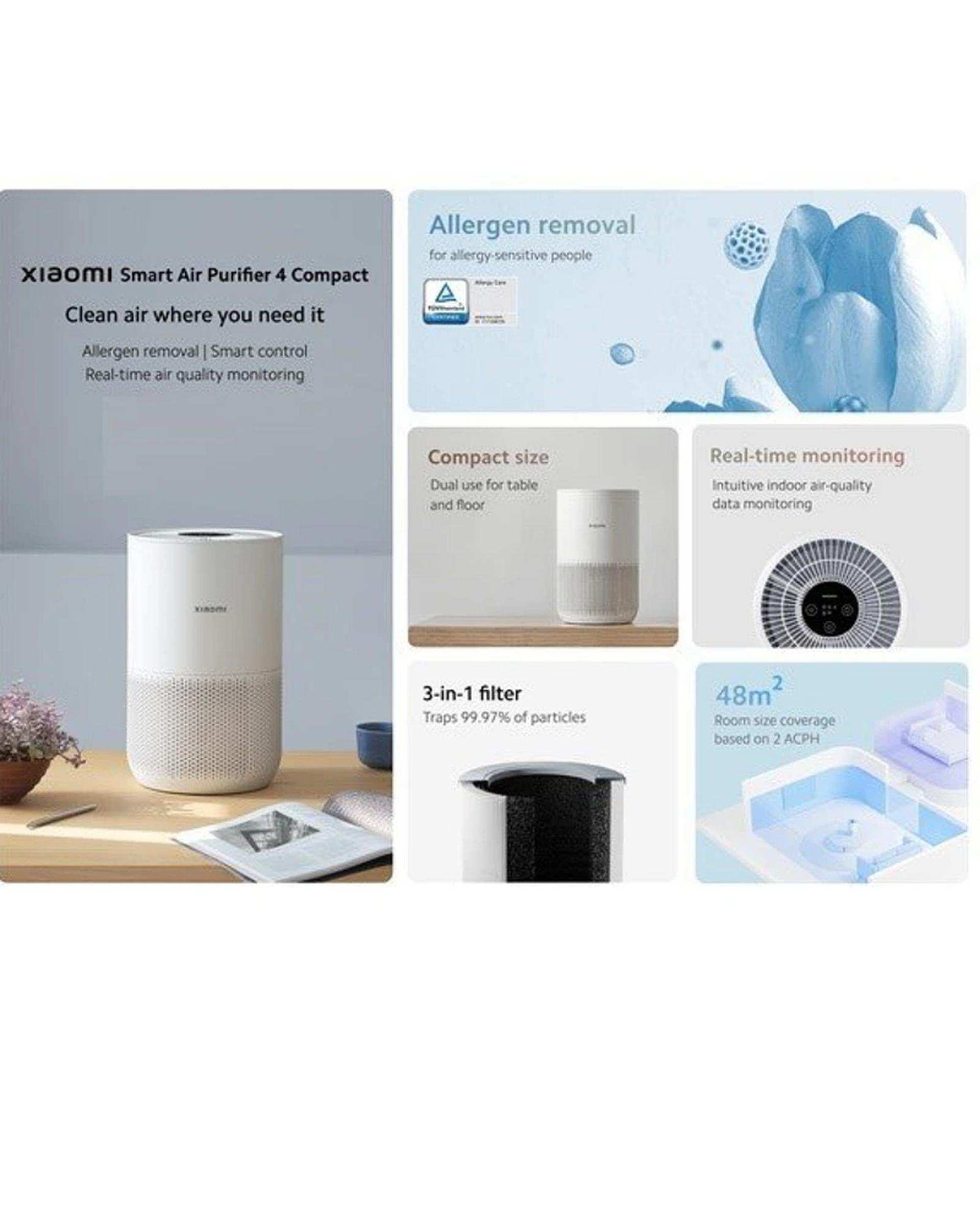 دستگاه تصفیه کننده هوا شیائومی Xiaomi مدل 4Compact