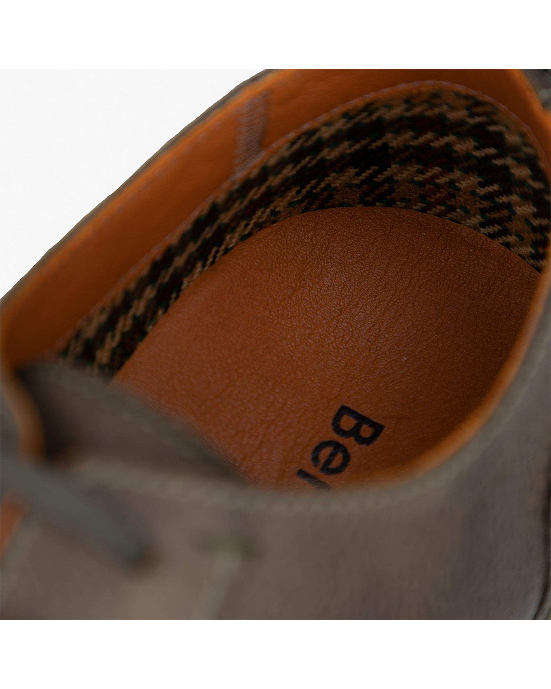 کفش چرم مردانه کژوال طبی سبز یشمی برتونیکس Berttonix کد 165