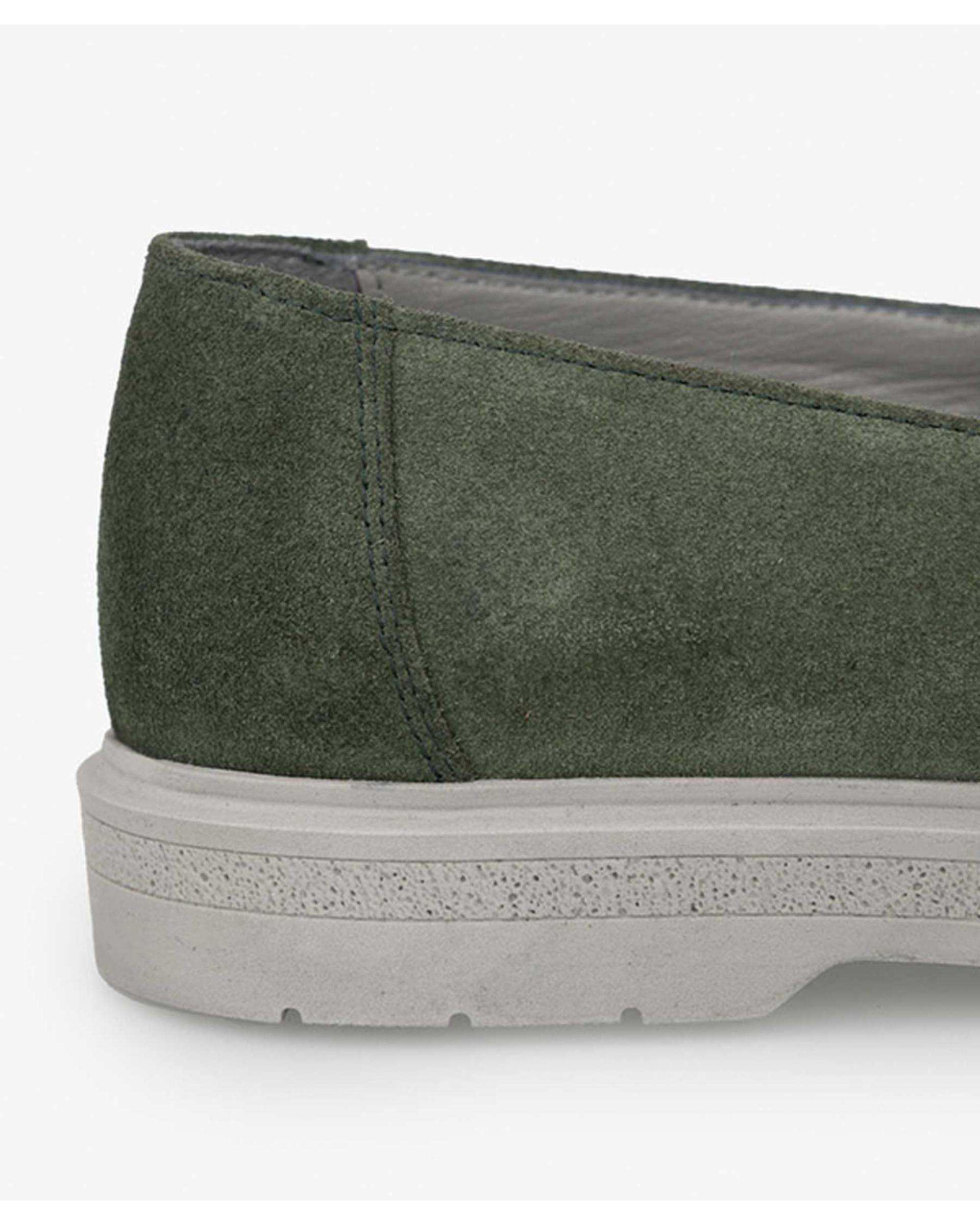 کفش چرم زنانه کژوال طبی سبز برتونیکس Berttonix کد H-4030