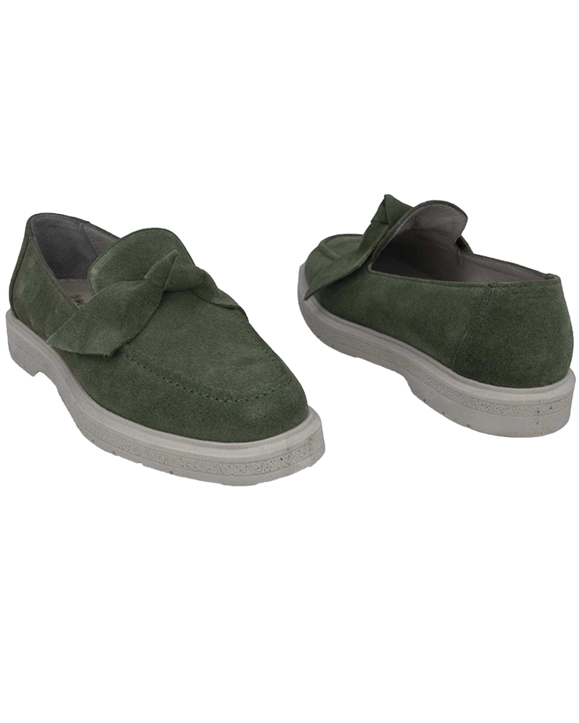 کفش چرم زنانه کژوال طبی سبز برتونیکس Berttonix کد H-4030