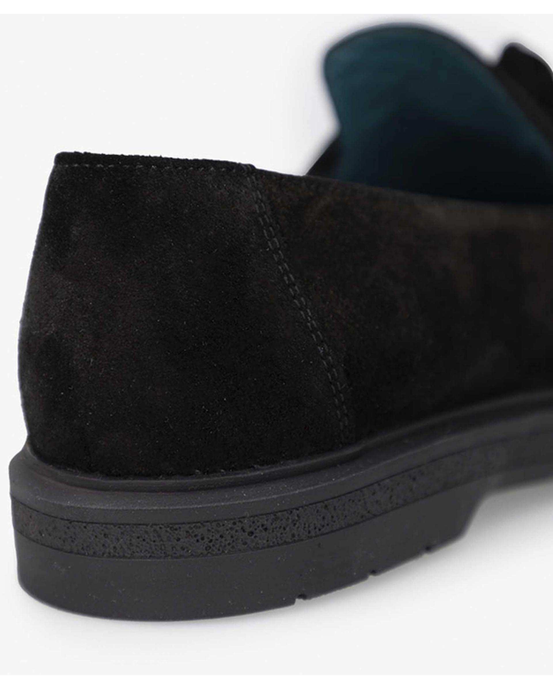 کفش چرم زنانه کژوال طبی مشکی برتونیکس Berttonix کد H-4030