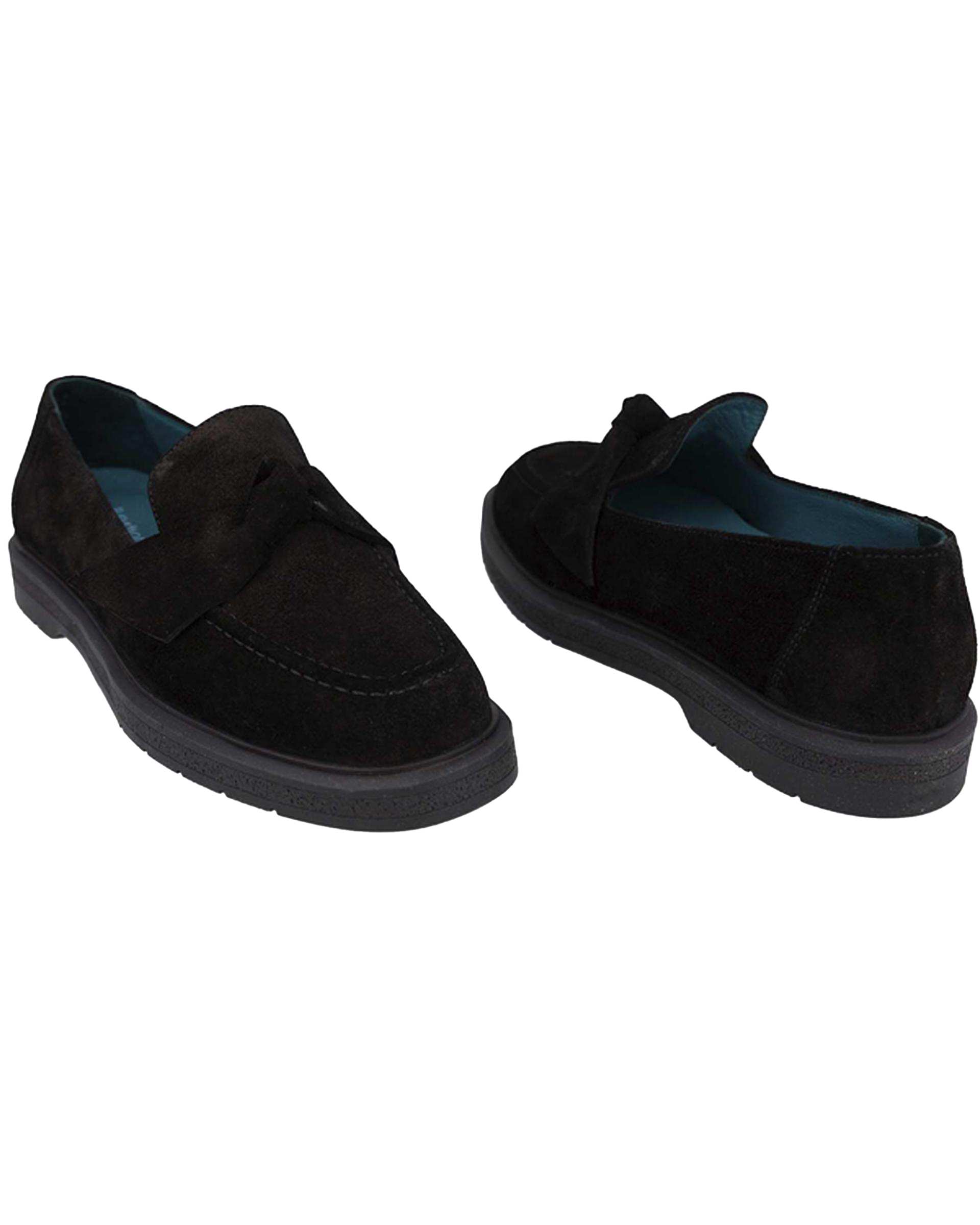 کفش چرم زنانه کژوال طبی مشکی برتونیکس Berttonix کد H-4030