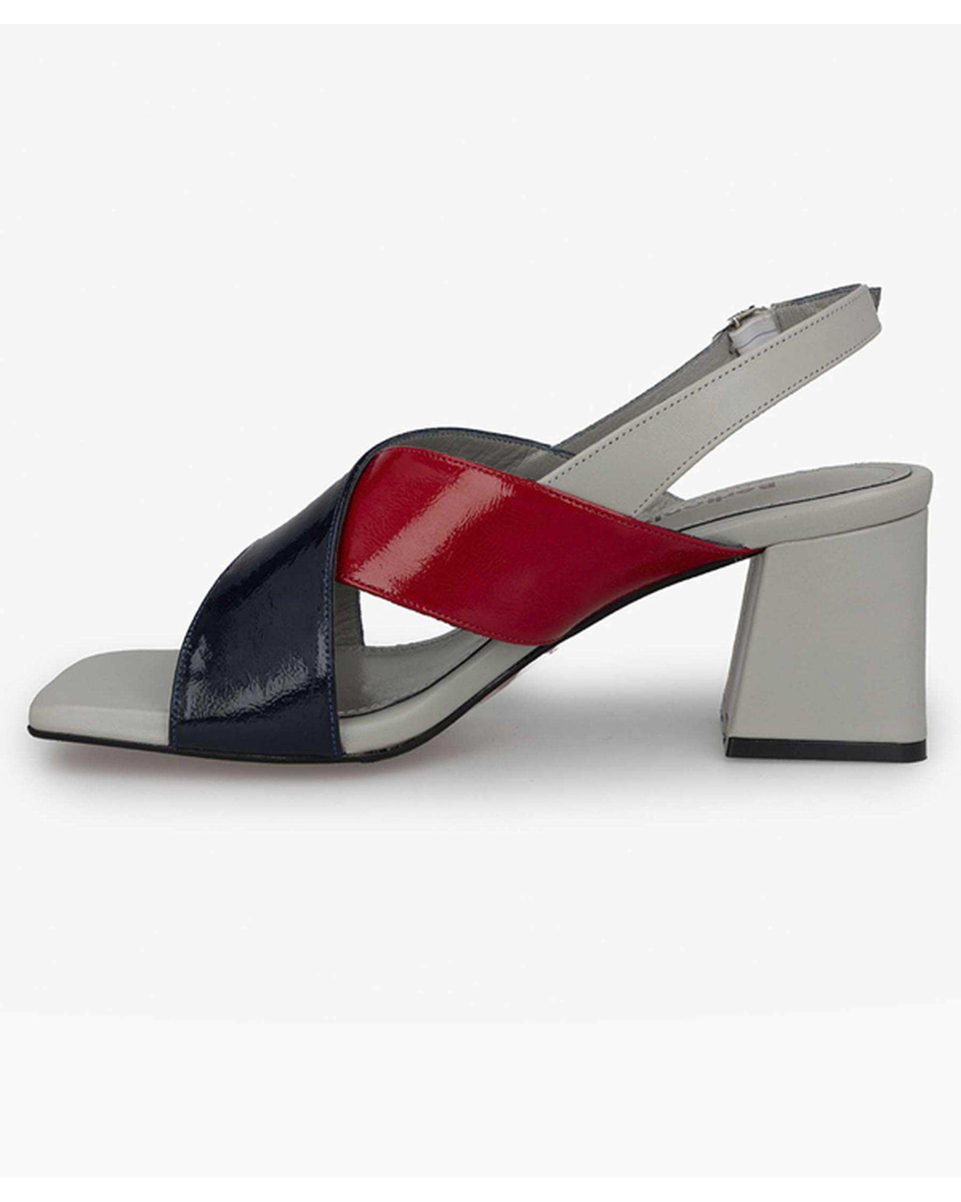 صندل چرم زنانه طبی پاشه بلند برتونیکس Berttonix کد H- 6302