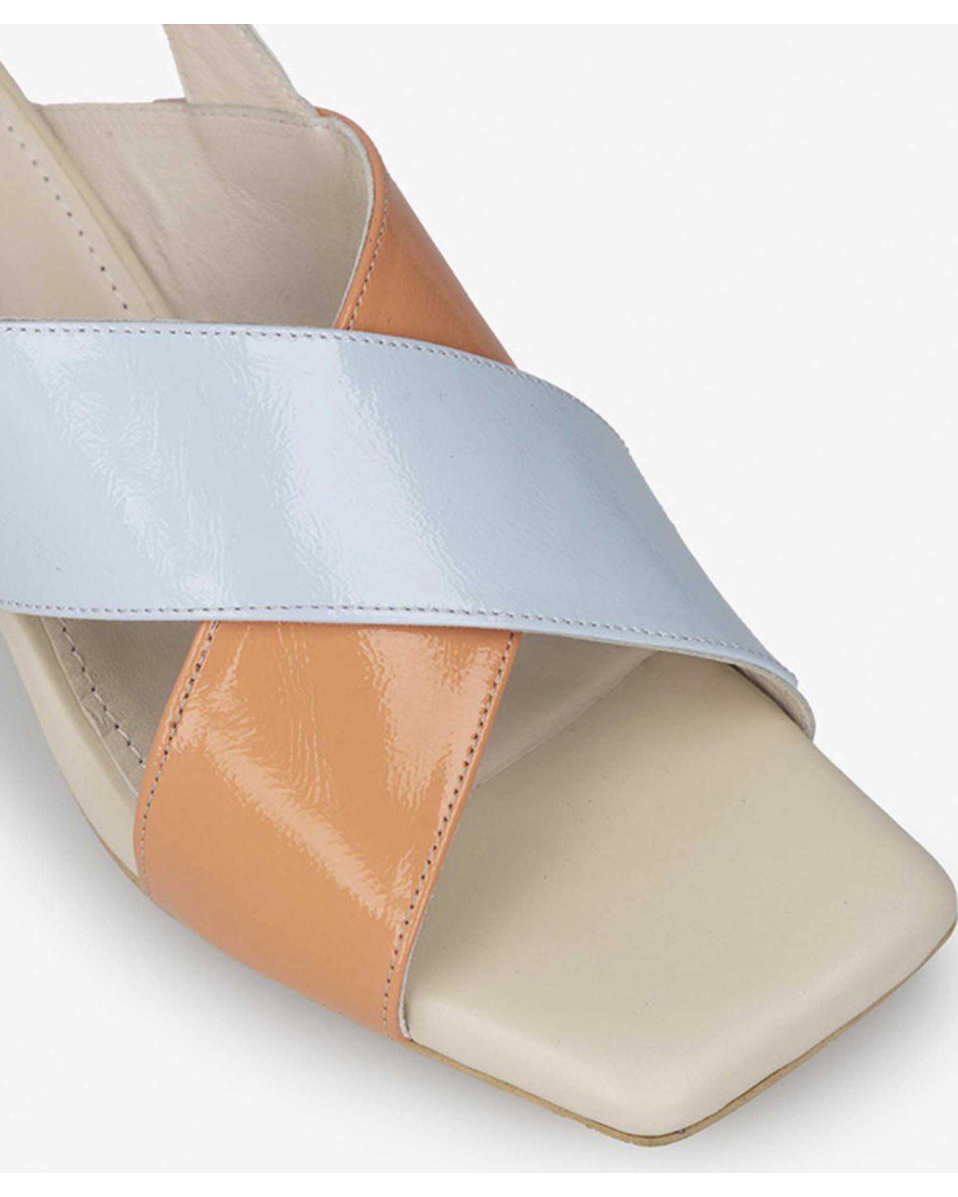 صندل چرم زنانه طبی پاشه بلند برتونیکس Berttonix کد H- 6302