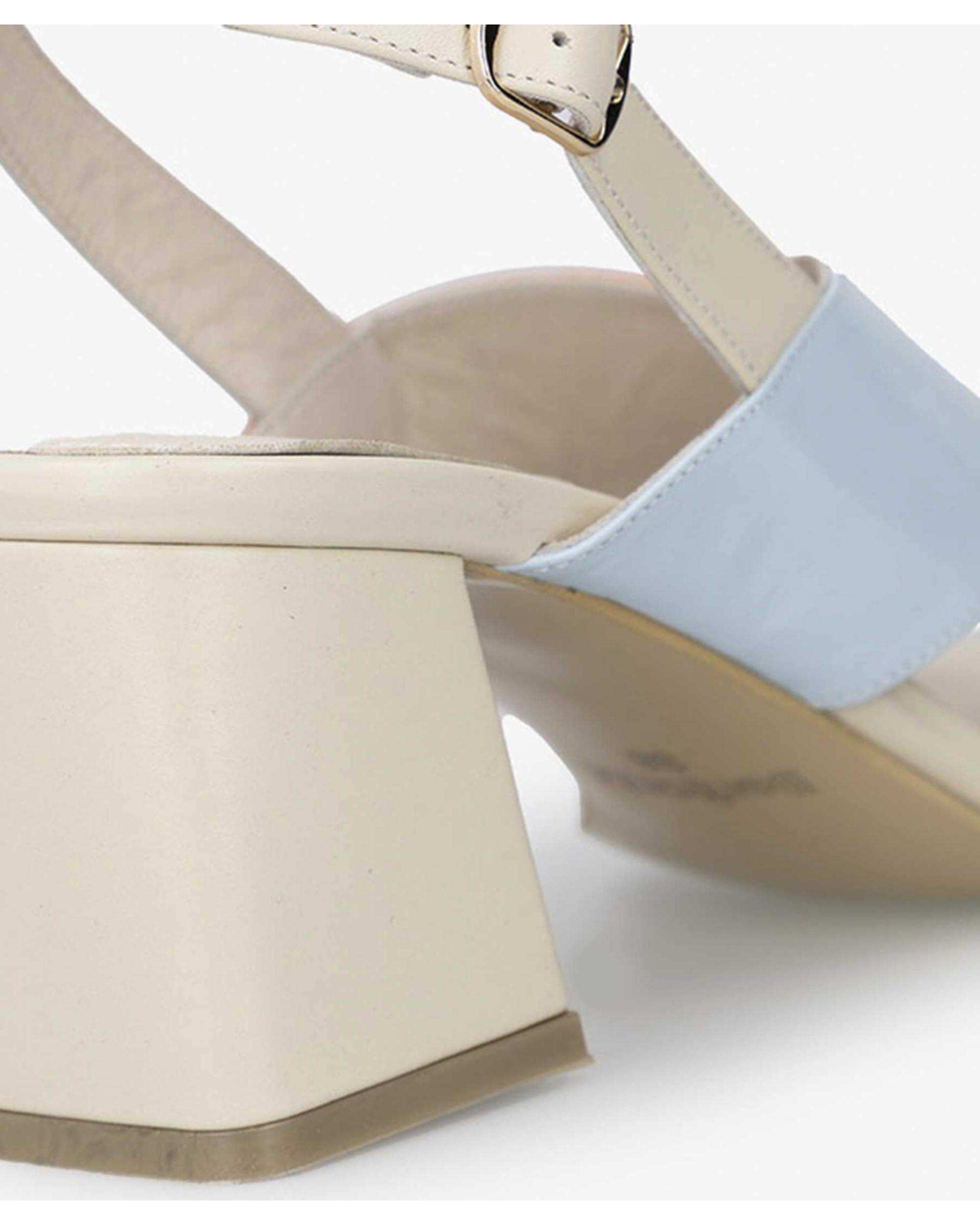 صندل چرم زنانه طبی پاشه بلند برتونیکس Berttonix کد H- 6302