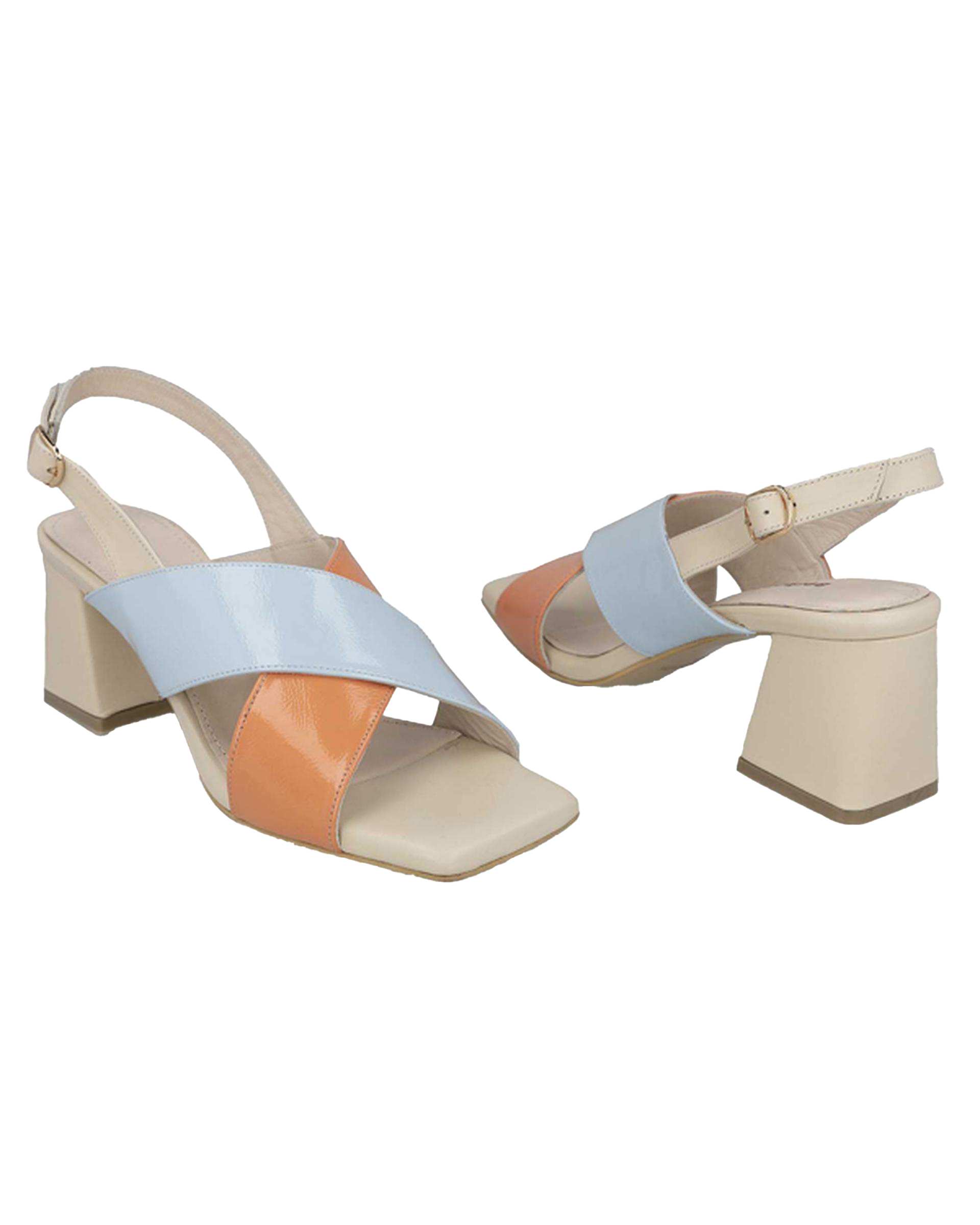 صندل چرم زنانه طبی پاشه بلند برتونیکس Berttonix کد H- 6302