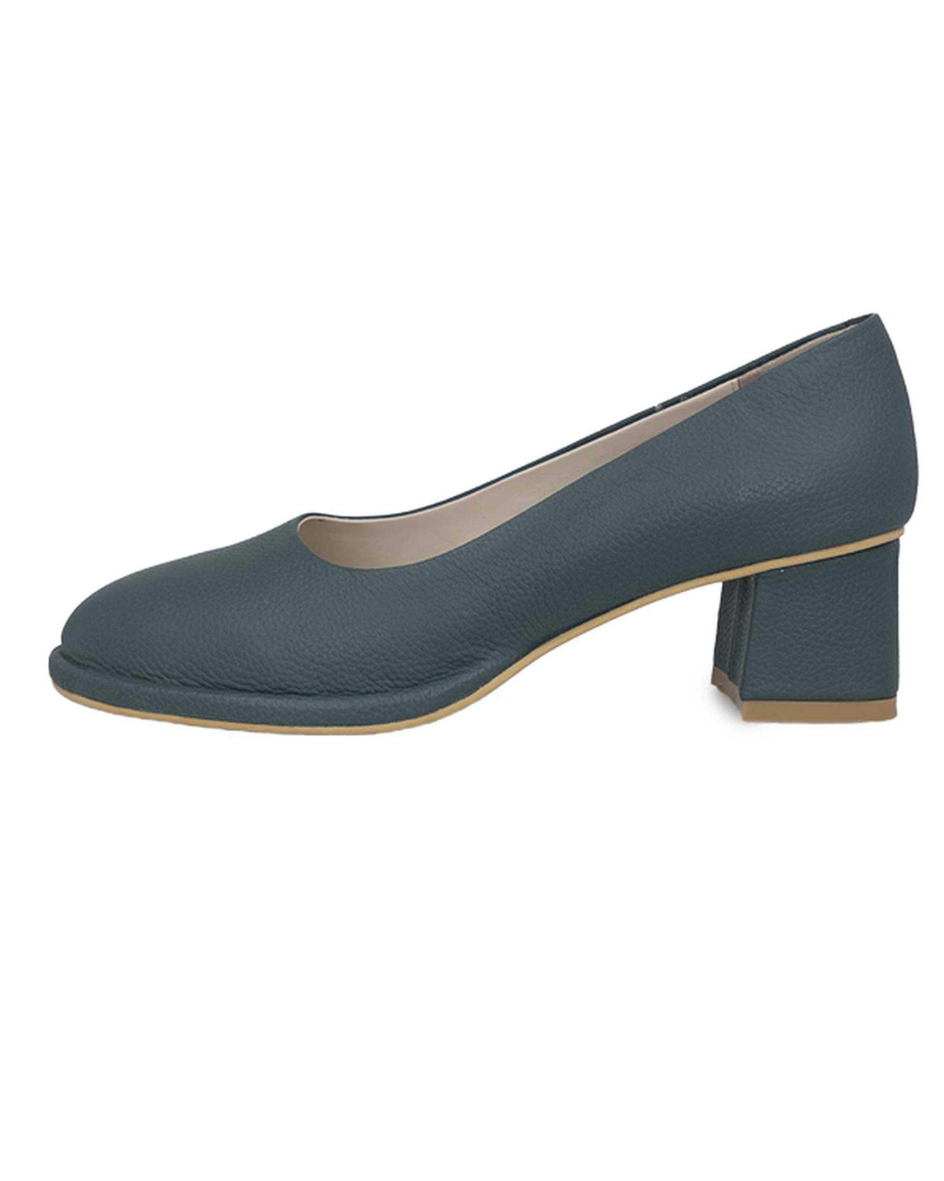 کفش چرم زنانه طبی پاشه بلند سبز برتونیکس Berttonix کد H-4400