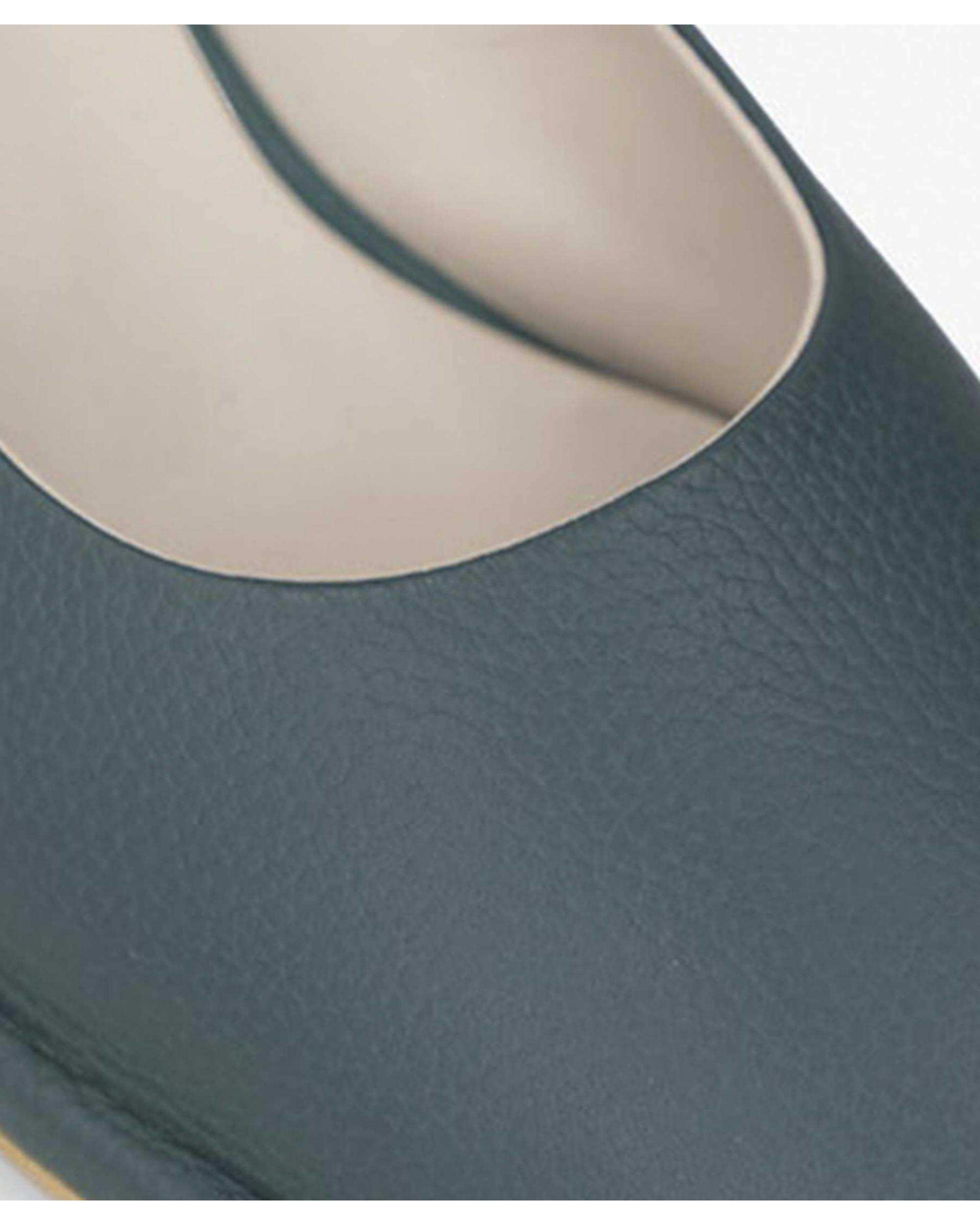 کفش چرم زنانه طبی پاشه بلند سبز برتونیکس Berttonix کد H-4400