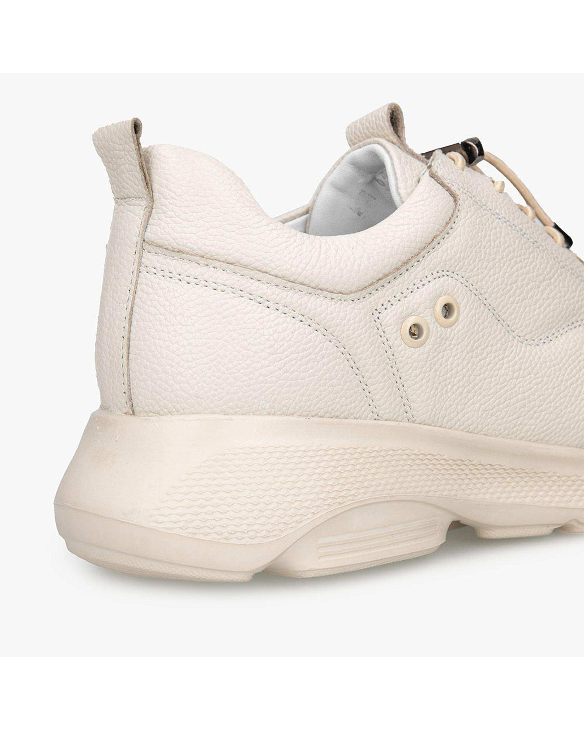 کفش چرم زنانه کژوال طبی کرم برتونیکس Berttonix کد A-4021