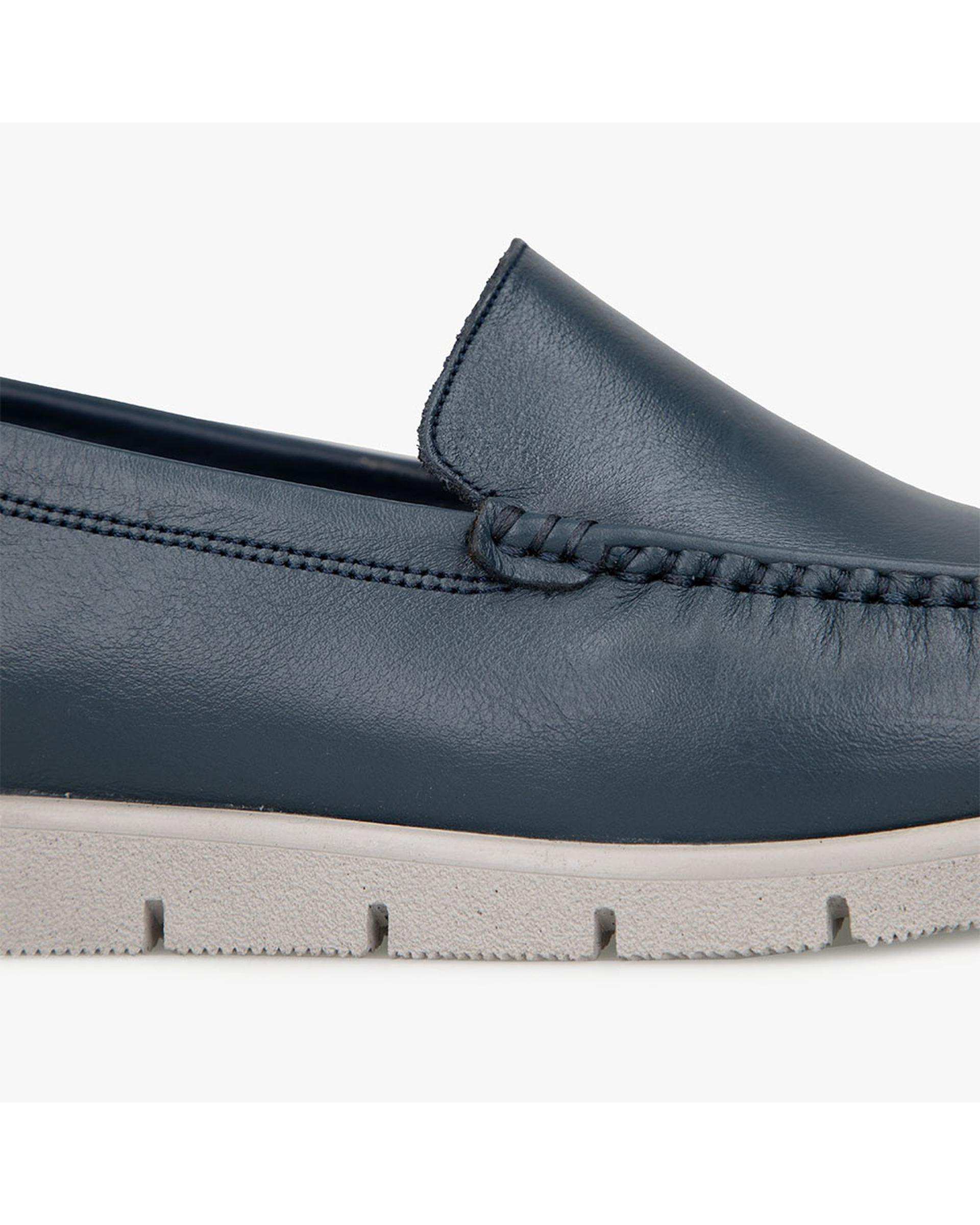 کفش چرم زنانه کژوال طبی سرمه ای برتونیکس Berttonix کد B 380