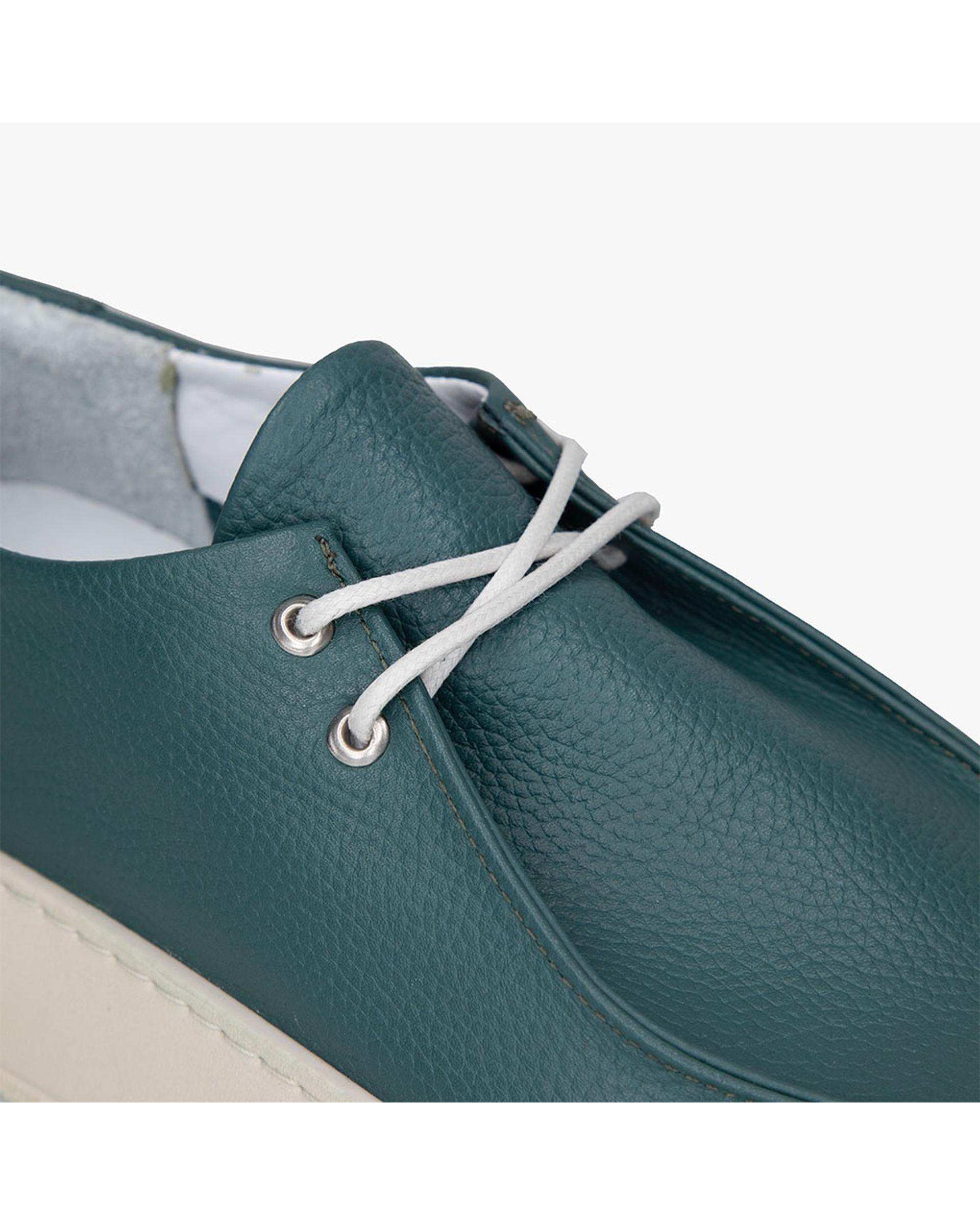 کفش چرم زنانه کژوال طبی سبز برتونیکس Berttonix کد A-4025