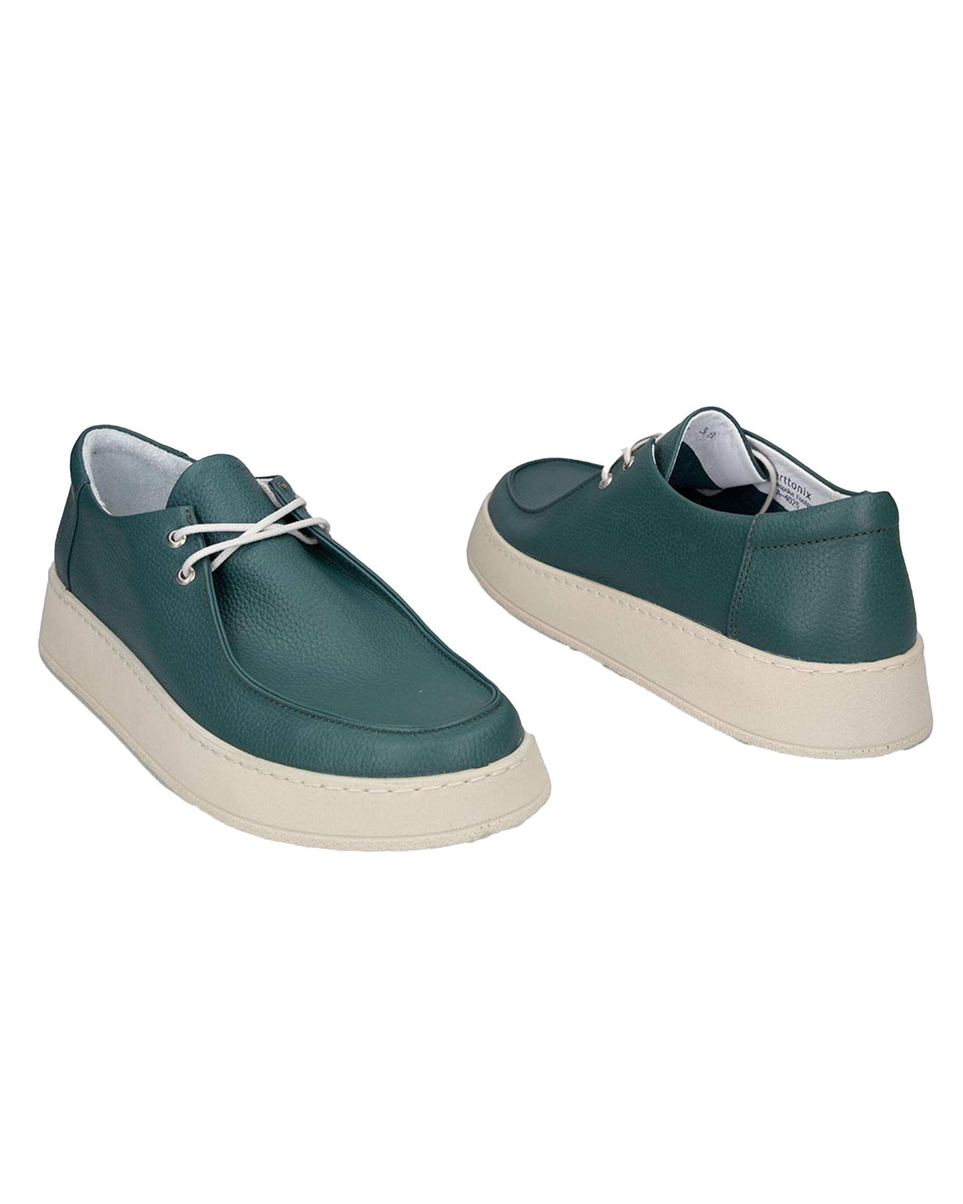 کفش چرم زنانه کژوال طبی سبز برتونیکس Berttonix کد A-4025