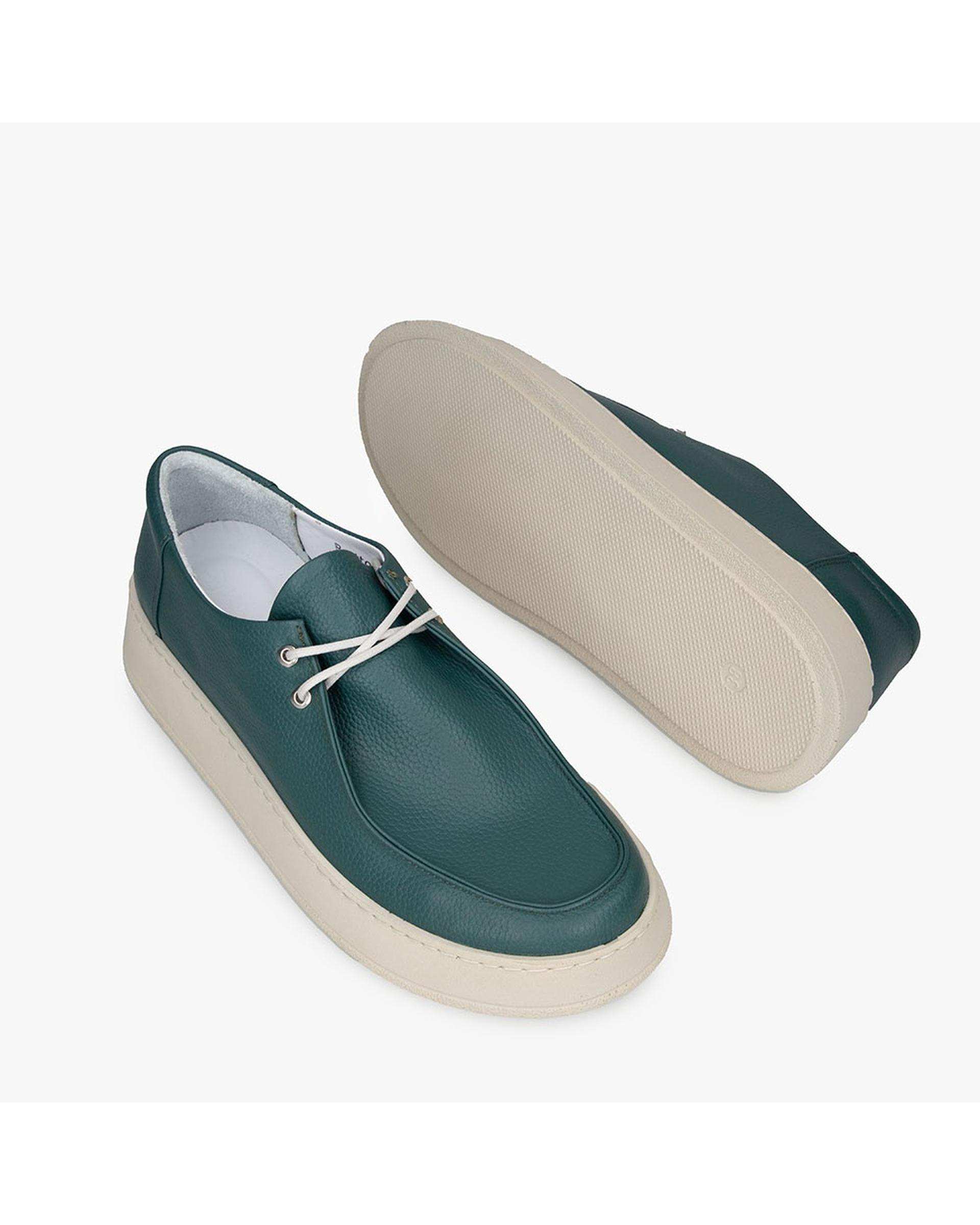 کفش چرم زنانه کژوال طبی سبز برتونیکس Berttonix کد A-4025