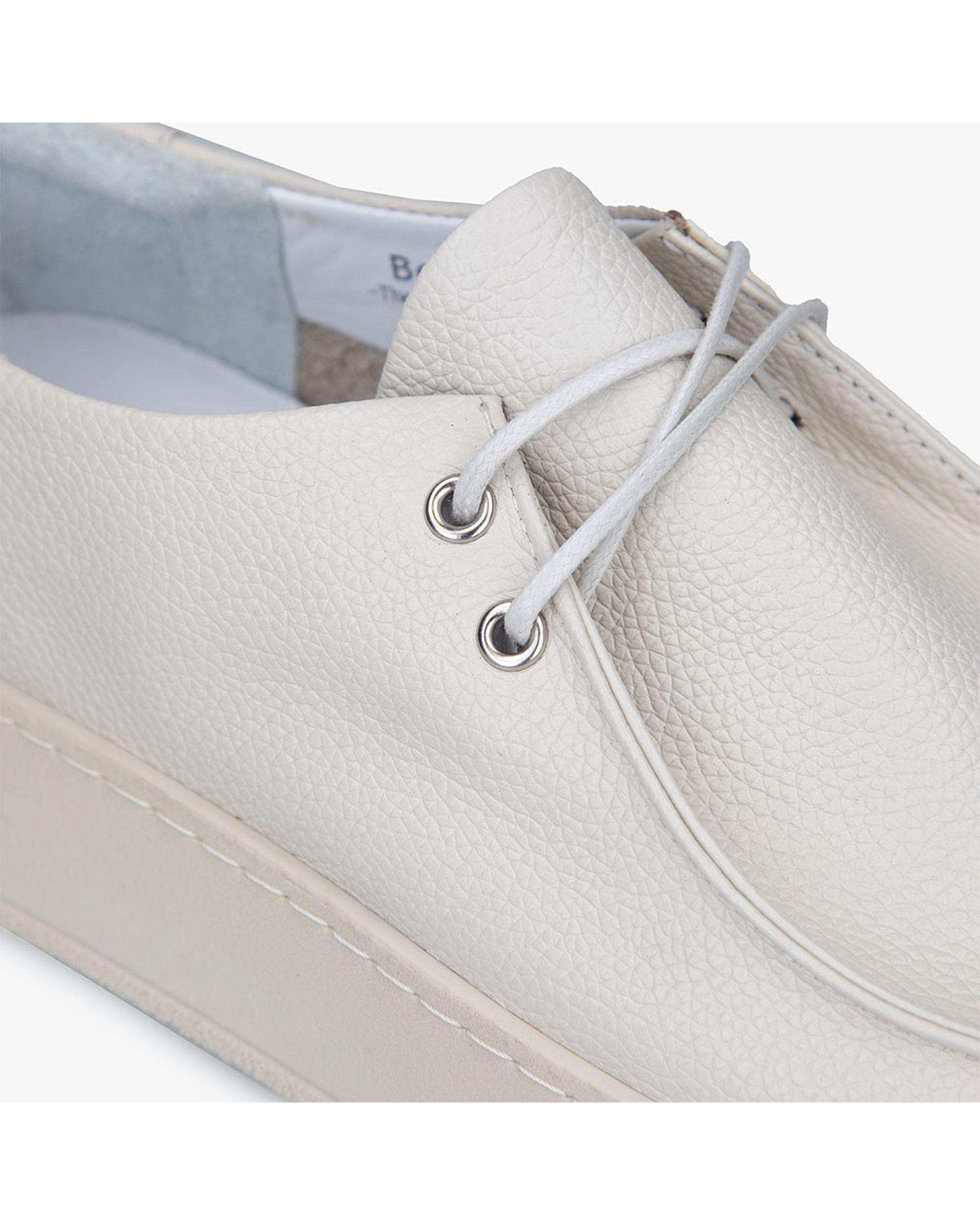 کفش چرم زنانه کژوال طبی کرم برتونیکس Berttonix کد A-4025