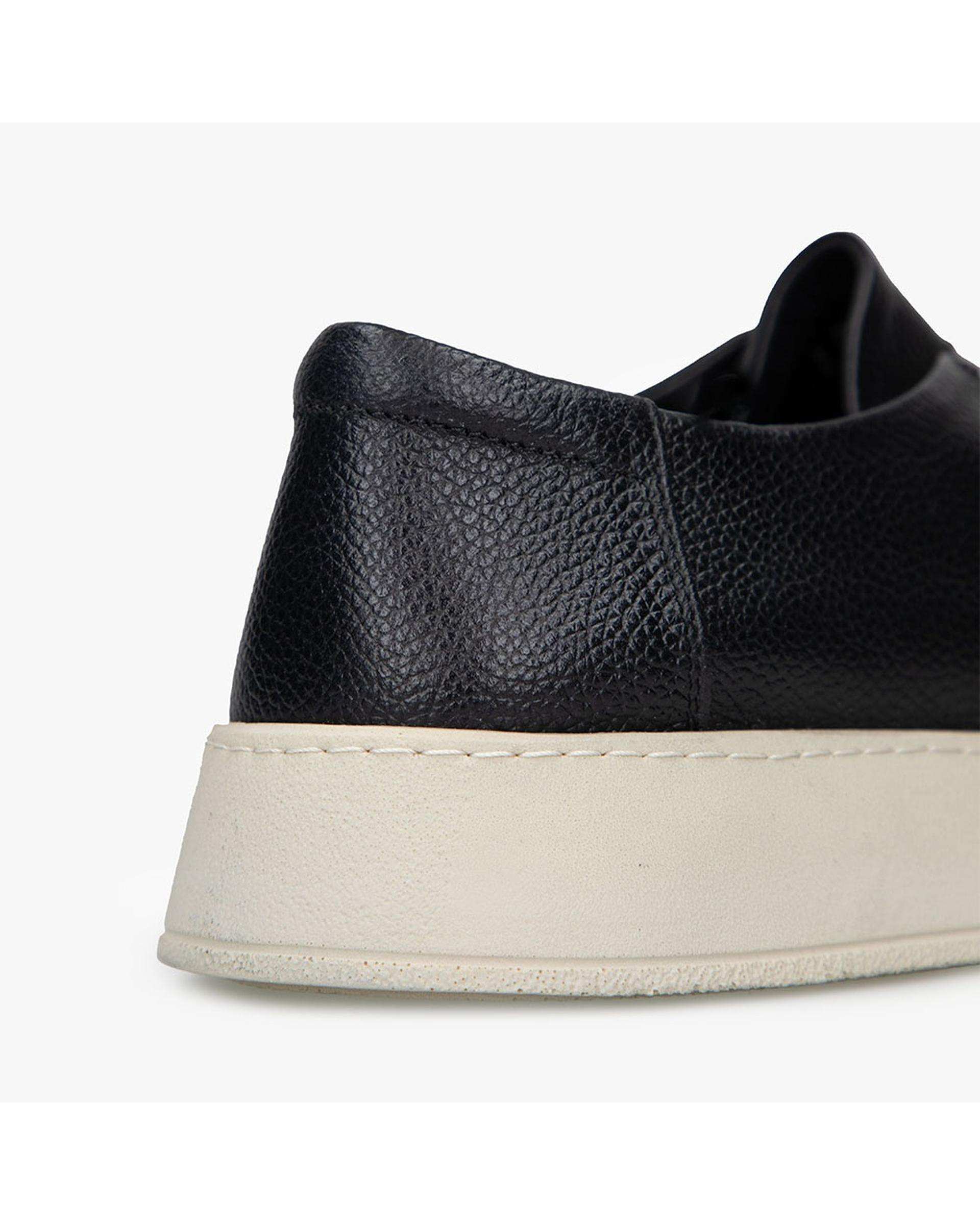 کفش چرم زنانه کژوال طبی مشکی برتونیکس Berttonix کد A-4025