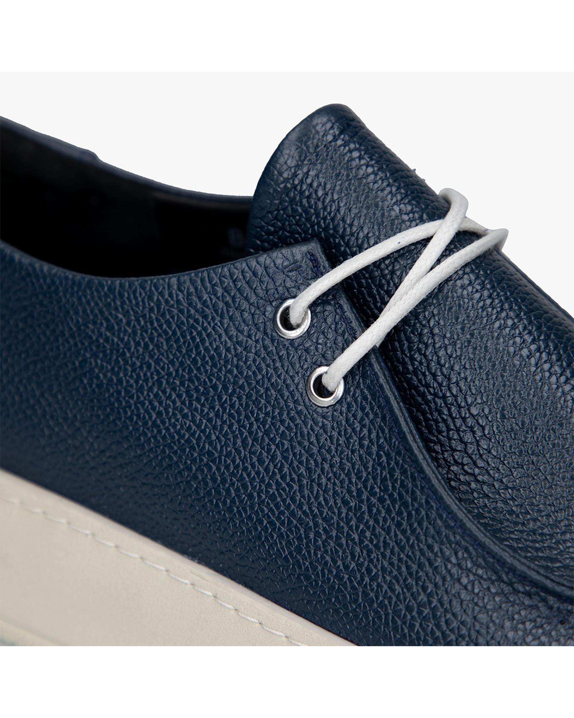 کفش چرم زنانه کژوال طبی سرمه ای برتونیکس Berttonix کد A-4025