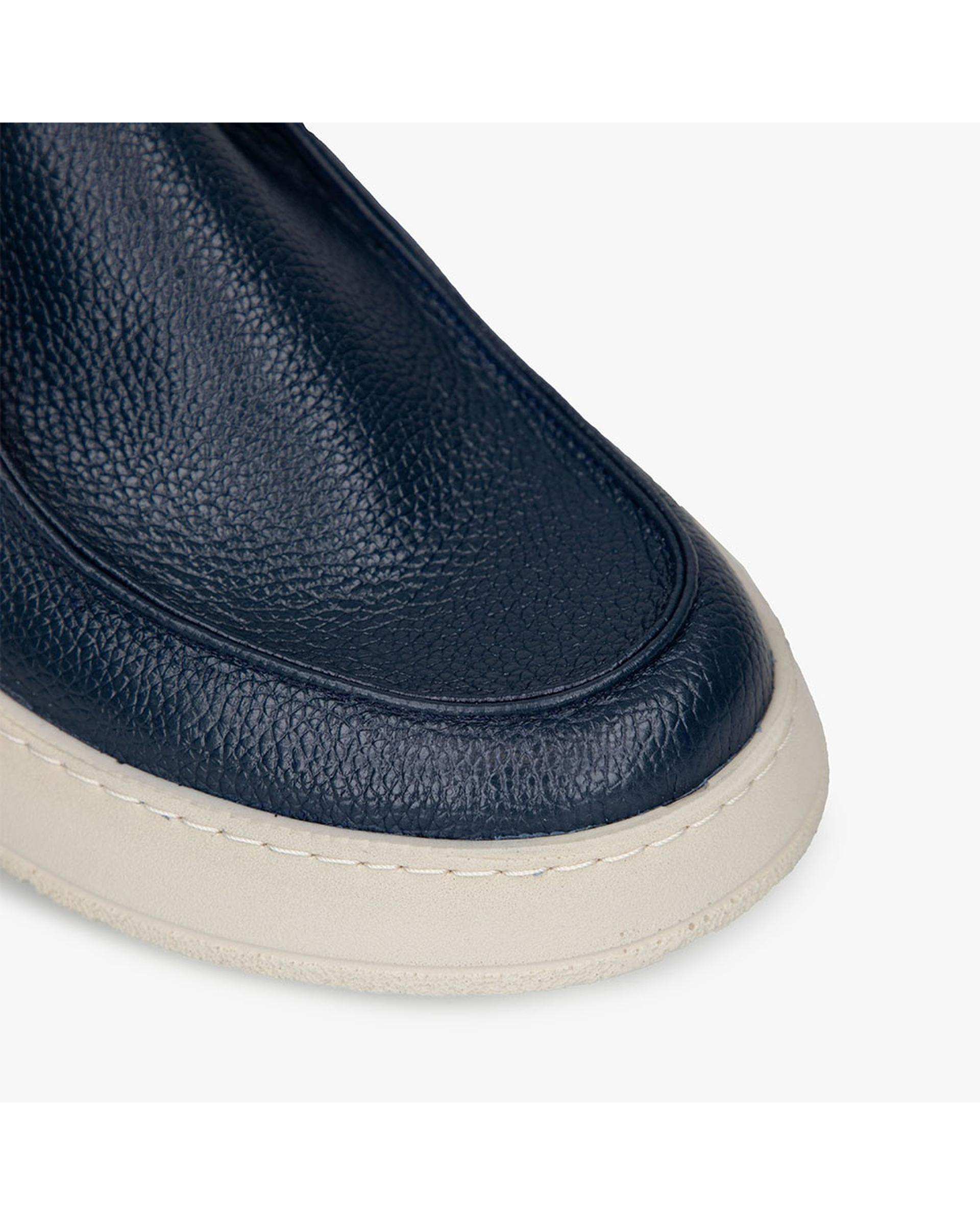 کفش چرم زنانه کژوال طبی سرمه ای برتونیکس Berttonix کد A-4025