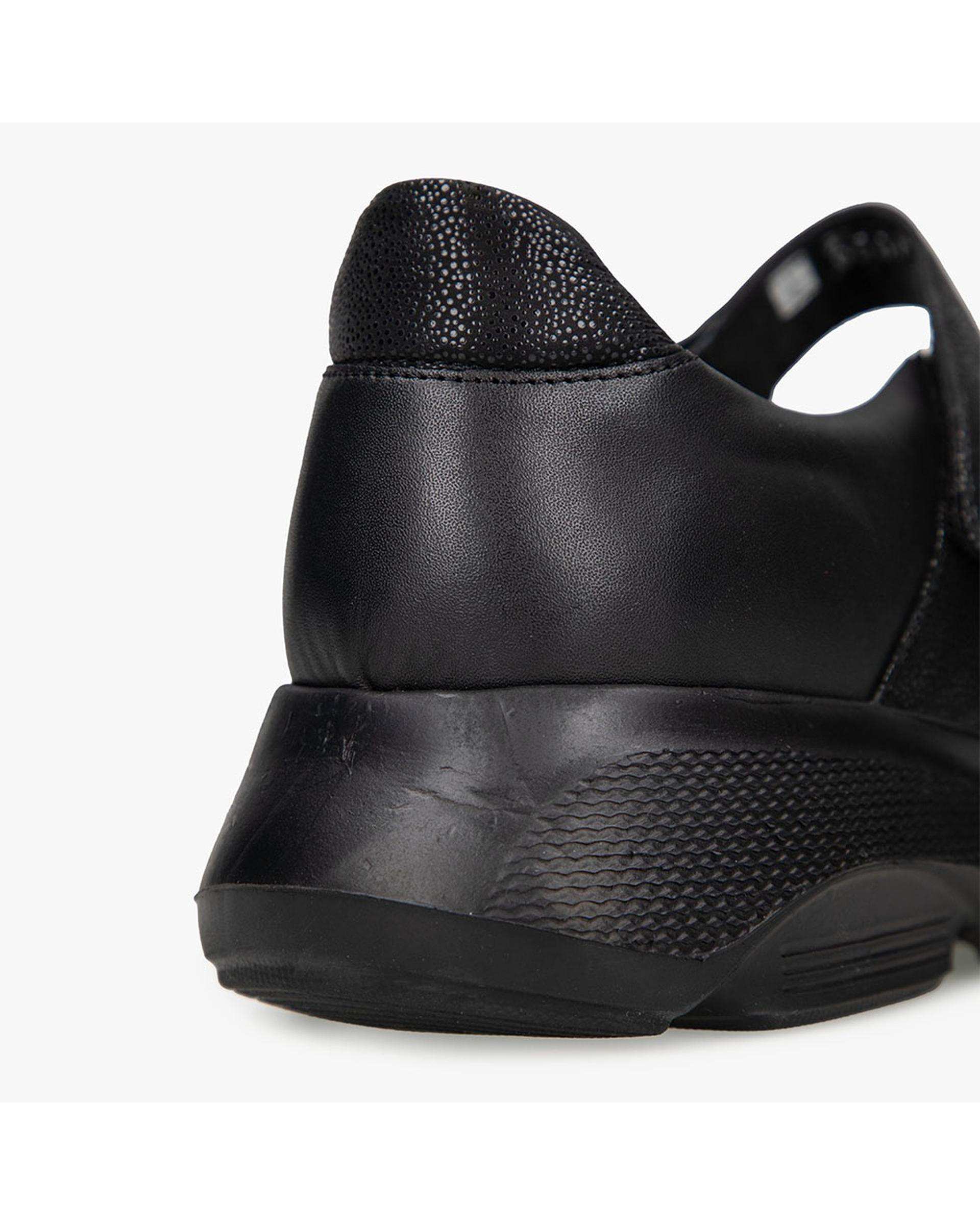 کفش چرم زنانه کژوال طبی مشکی برتونیکس Berttonix کد A-4020